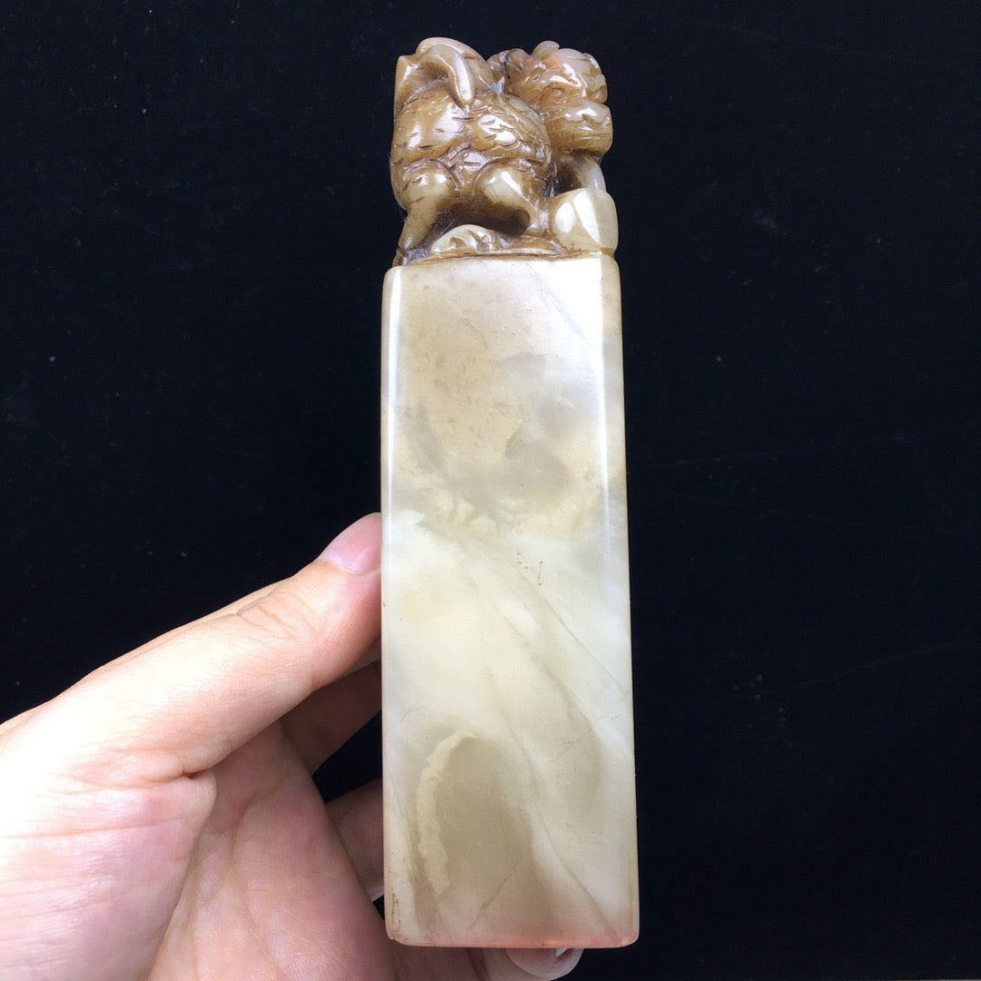 Chinese Antique Shoushan Stone Seal