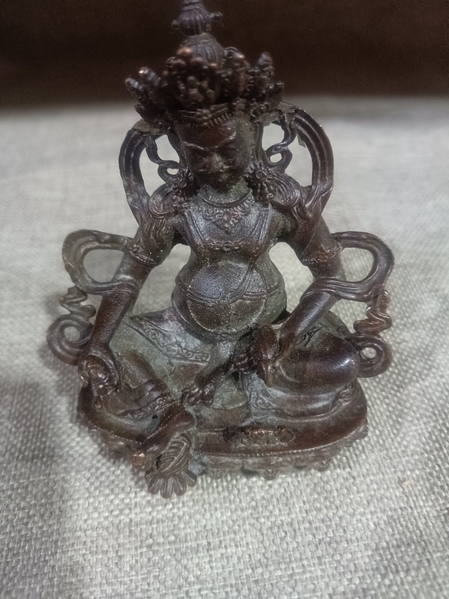 Chinese antique pure copper Buddha statue