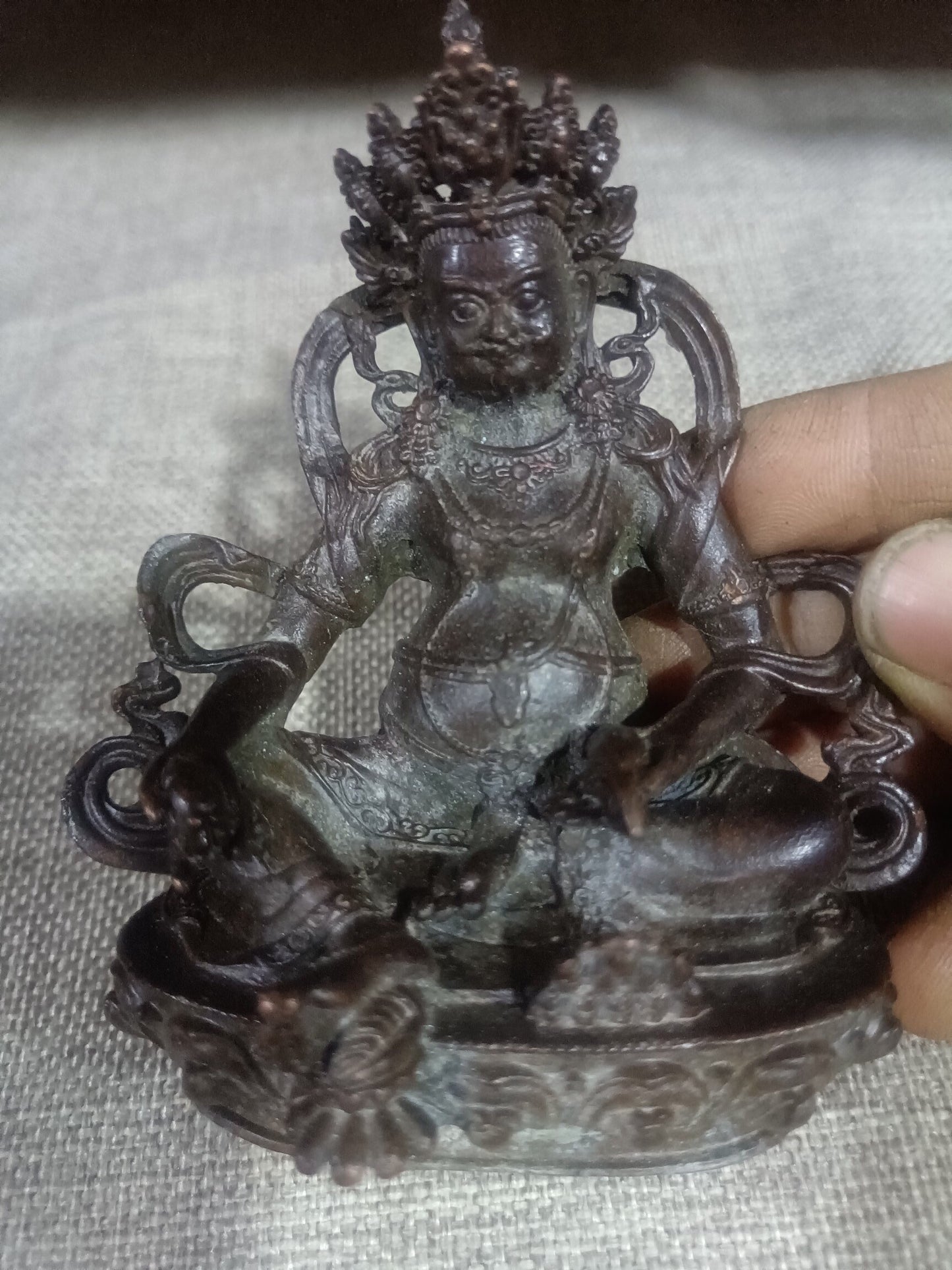 Chinese antique pure copper Buddha statue