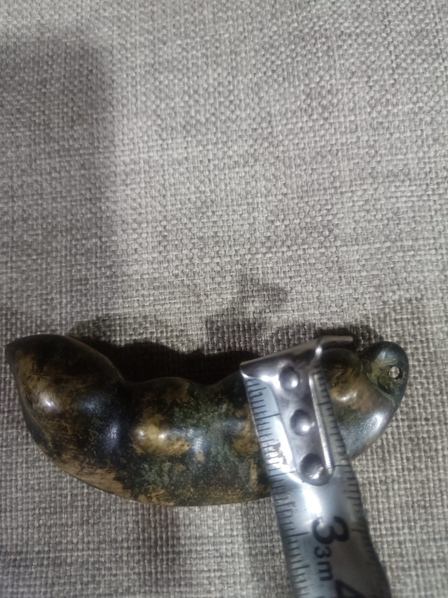 Chinese antique pure copper pea ornament