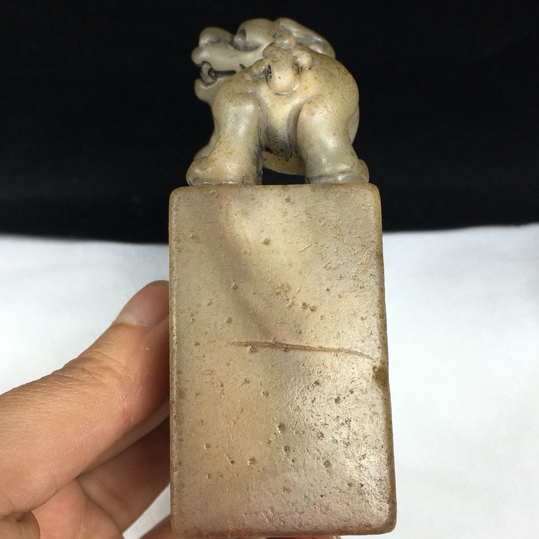 Chinese Antique Shoushan Stone Idle Seal