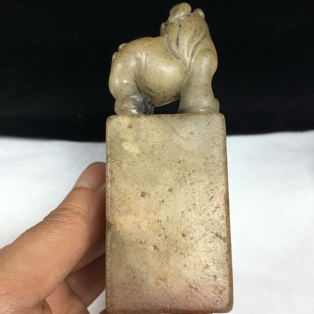Chinese Antique Shoushan Stone Idle Seal