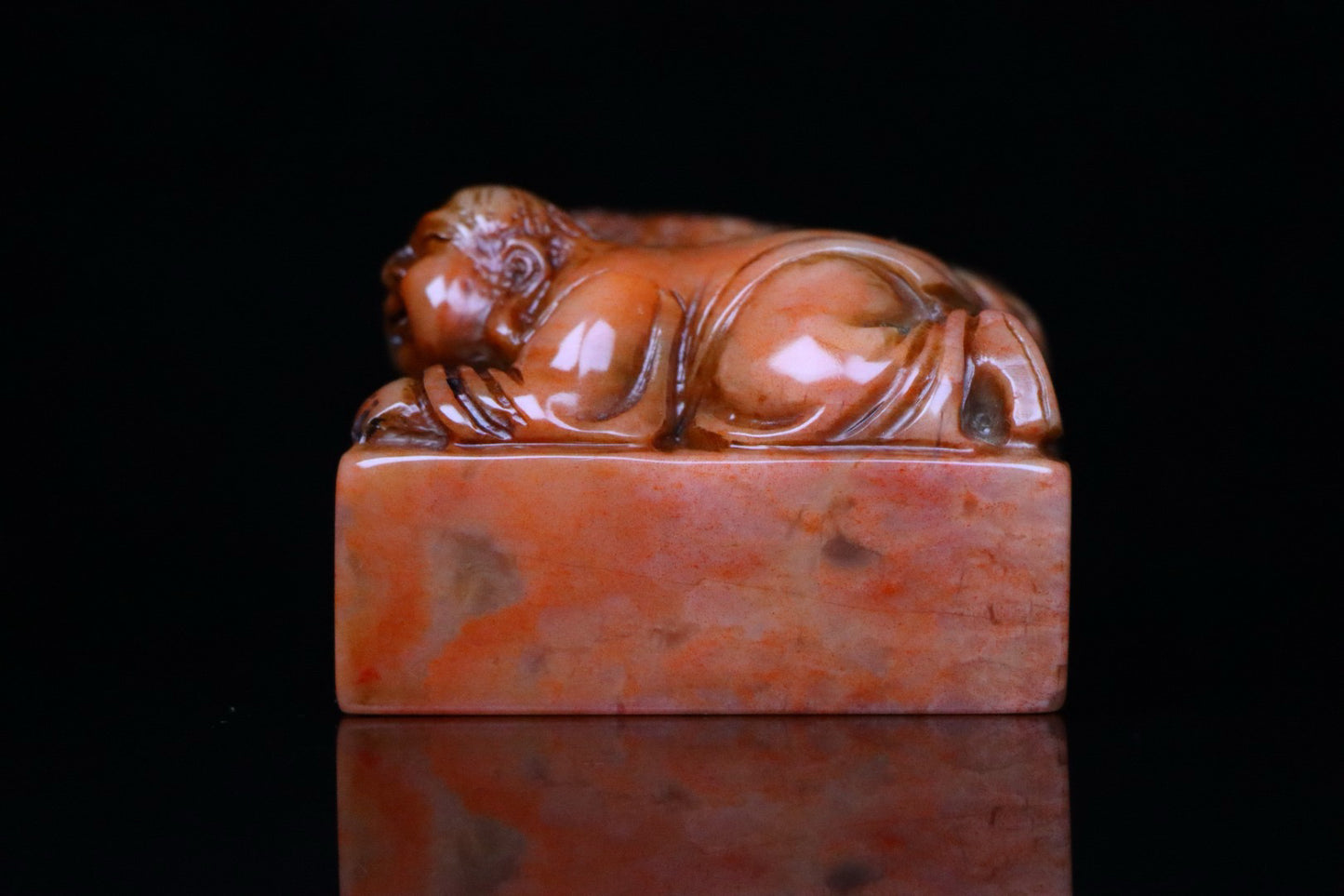Chinese Antique Shoushan Stone Idle Seal
