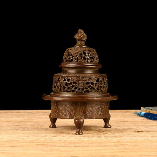 Chinese Antique Three Section Imperial Stove