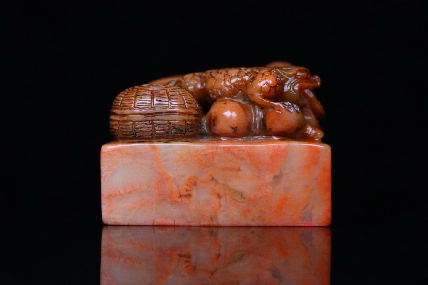 Chinese Antique Shoushan Stone Idle Seal