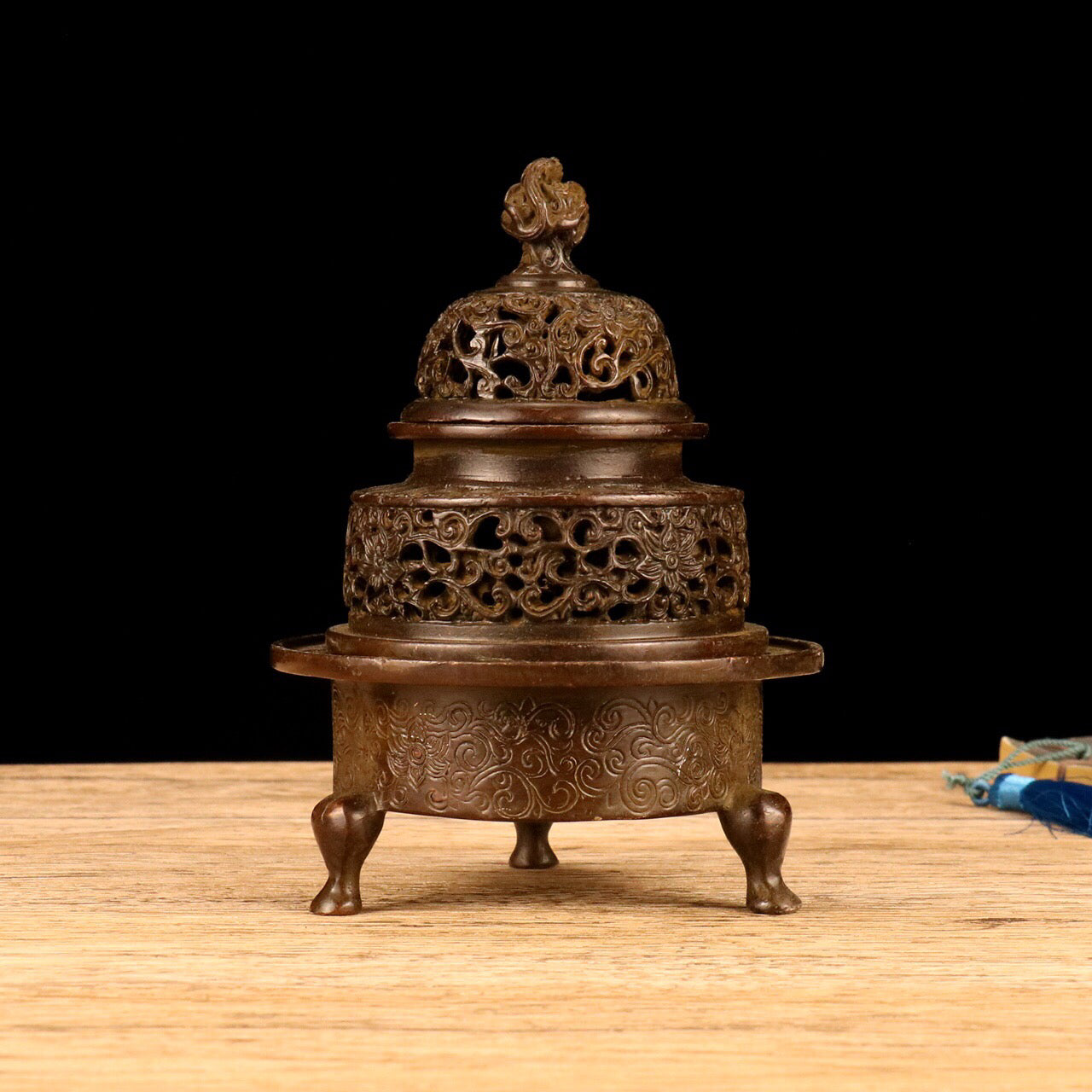 Chinese Antique Three Section Imperial Stove