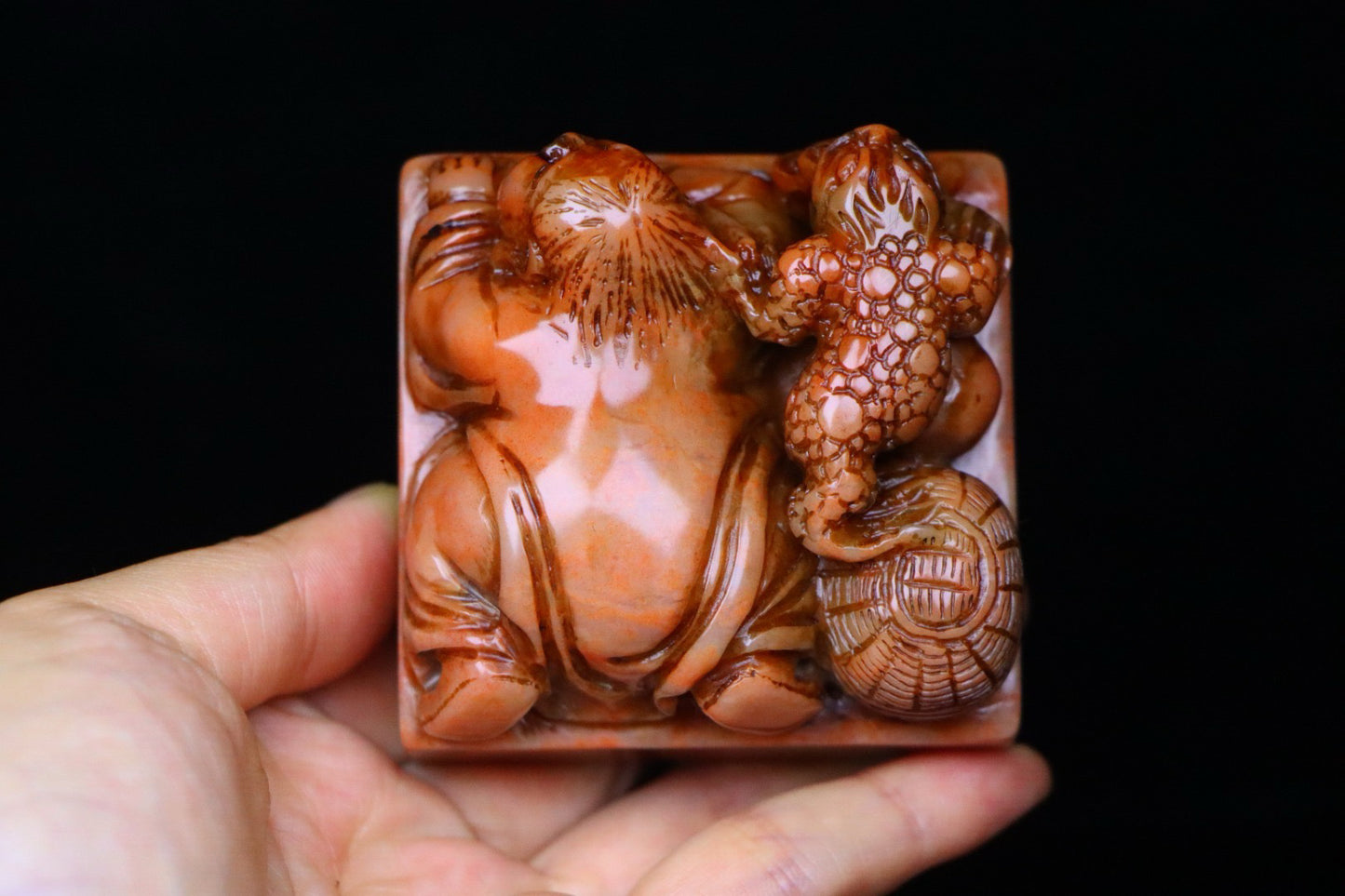 Chinese Antique Shoushan Stone Idle Seal