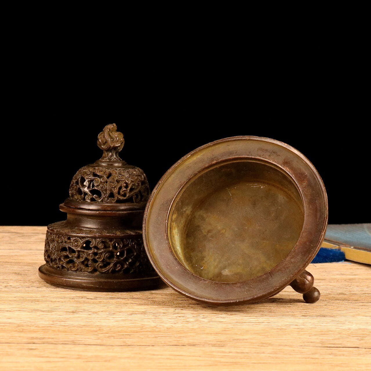 Chinese Antique Three Section Imperial Stove