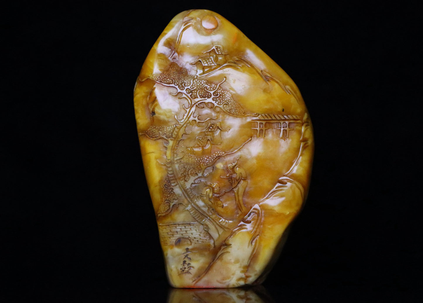 Chinese Antique Shoushan Stone Idle Seal