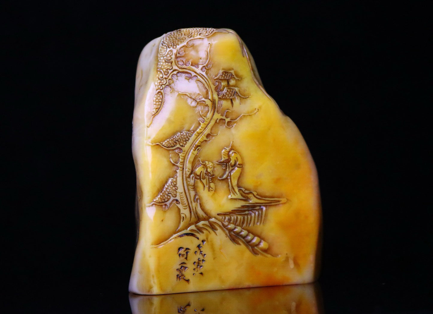 Chinese Antique Shoushan Stone Idle Seal