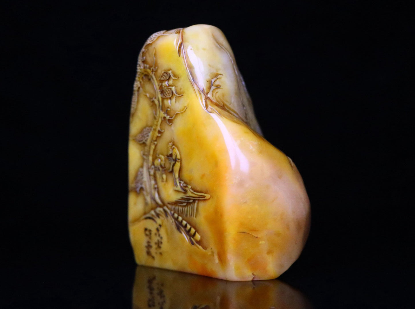 Chinese Antique Shoushan Stone Idle Seal
