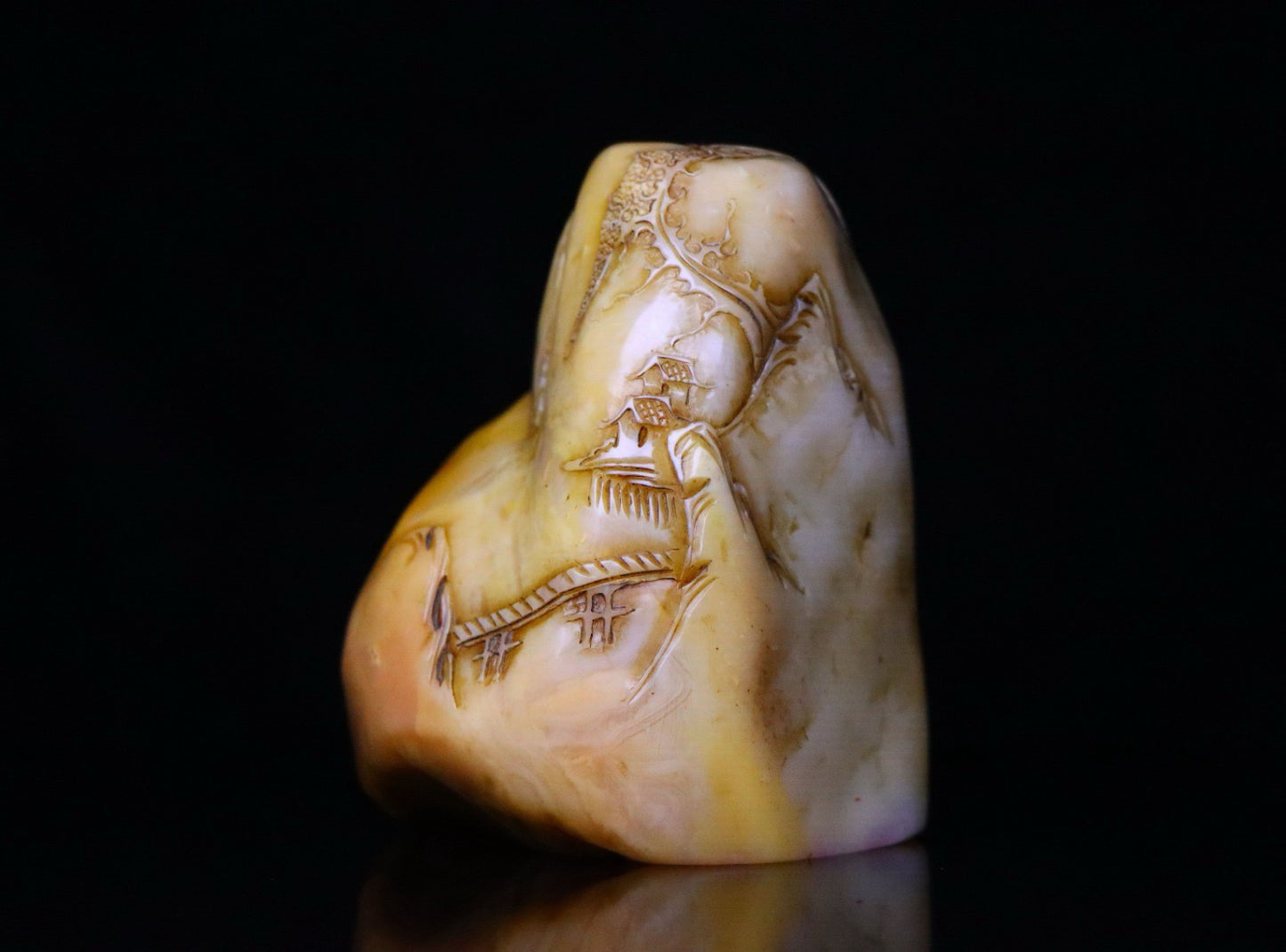 Chinese Antique Shoushan Stone Idle Seal