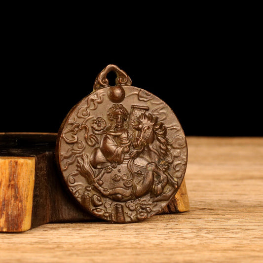 Chinese Antique Wealth God Brand
