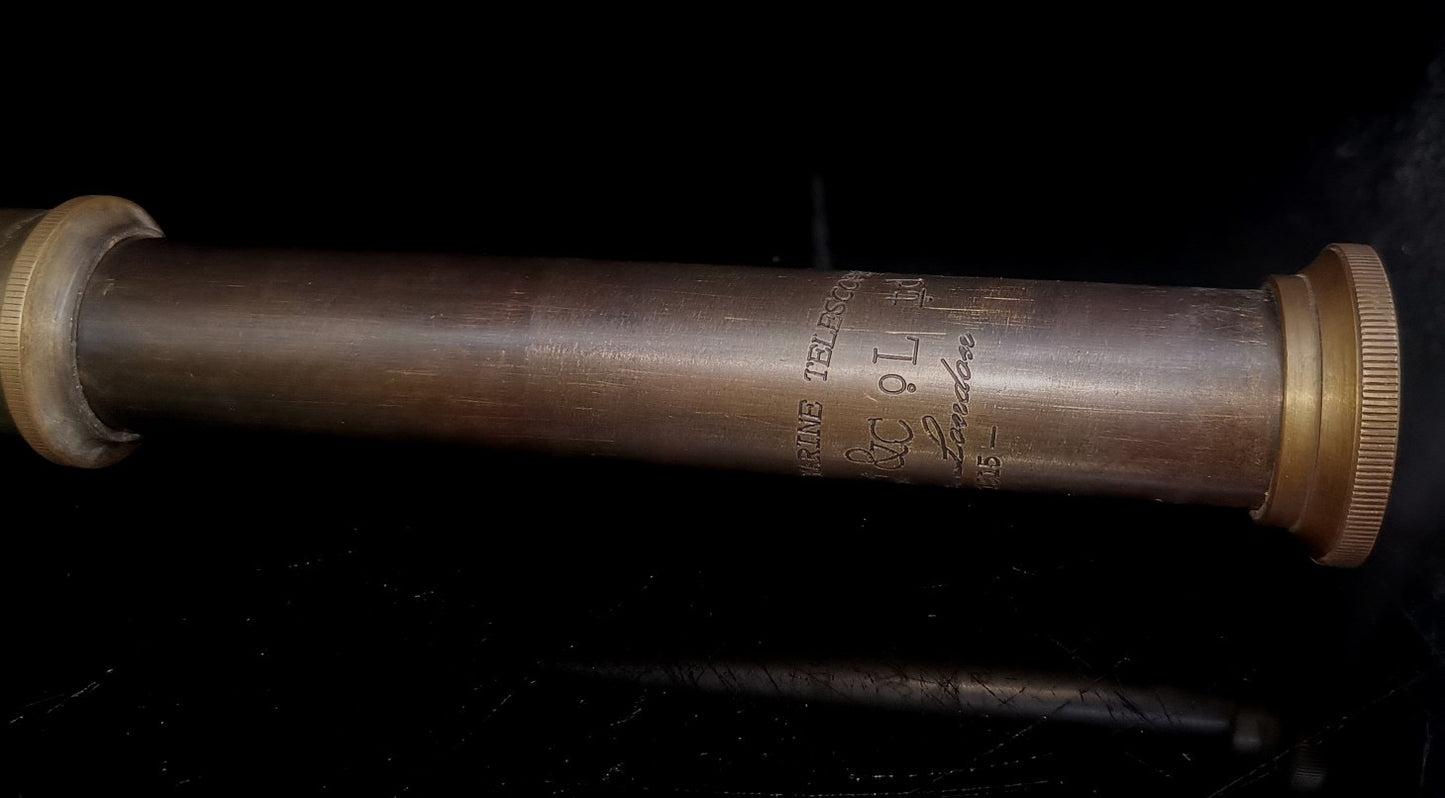 Copper enamel colored telescope