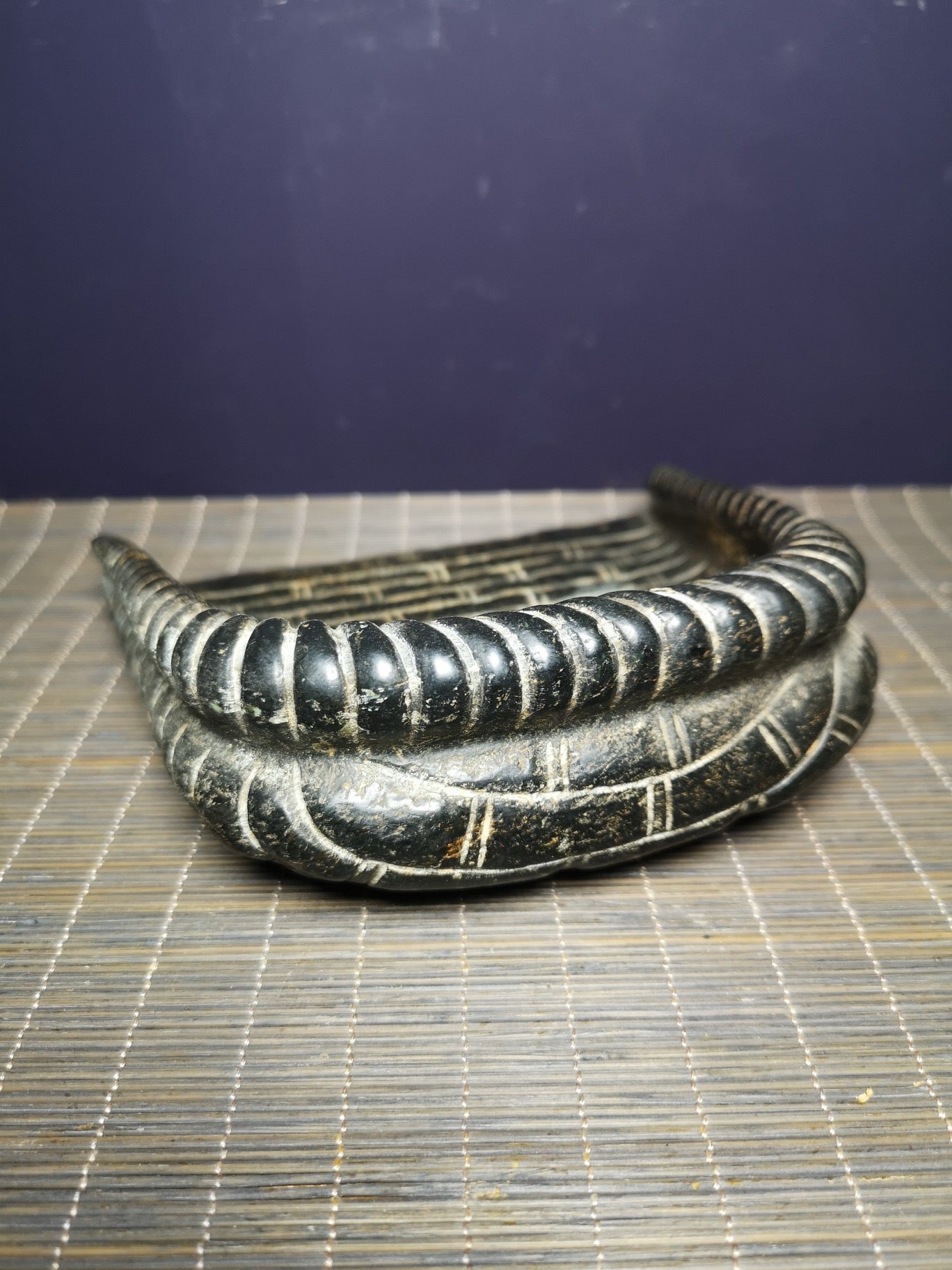 Chinese antique meteorite dustpan