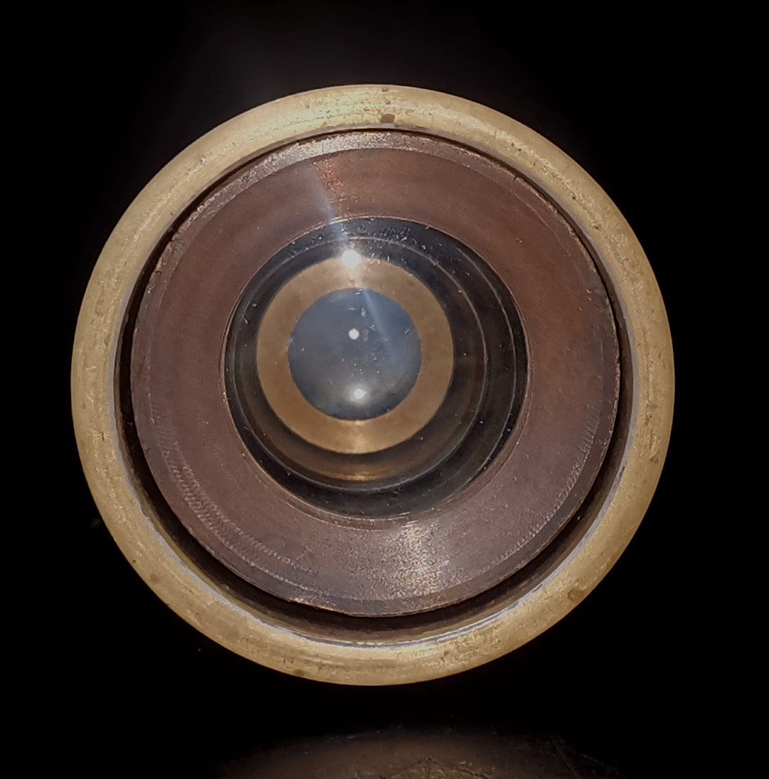 Copper enamel colored telescope