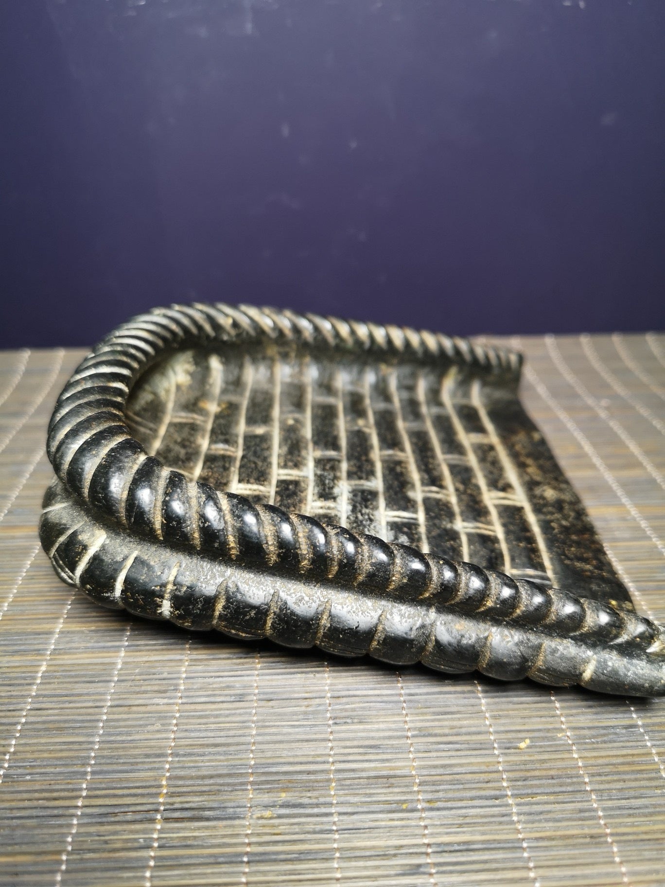 Chinese antique meteorite dustpan