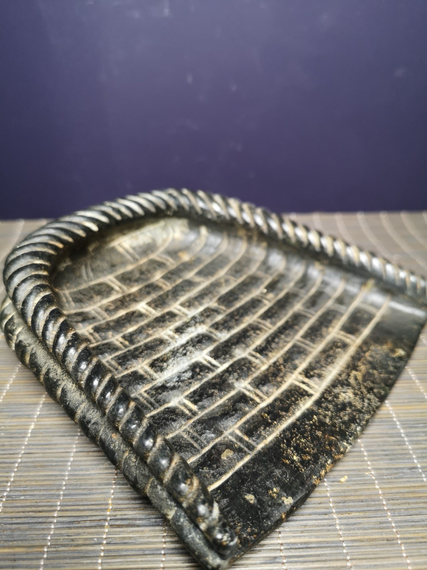 Chinese antique meteorite dustpan