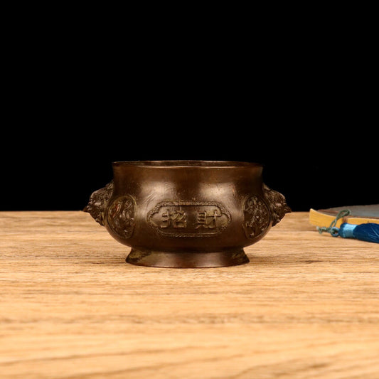Chinese Antique Treasure Hunting Beast Ear Stove