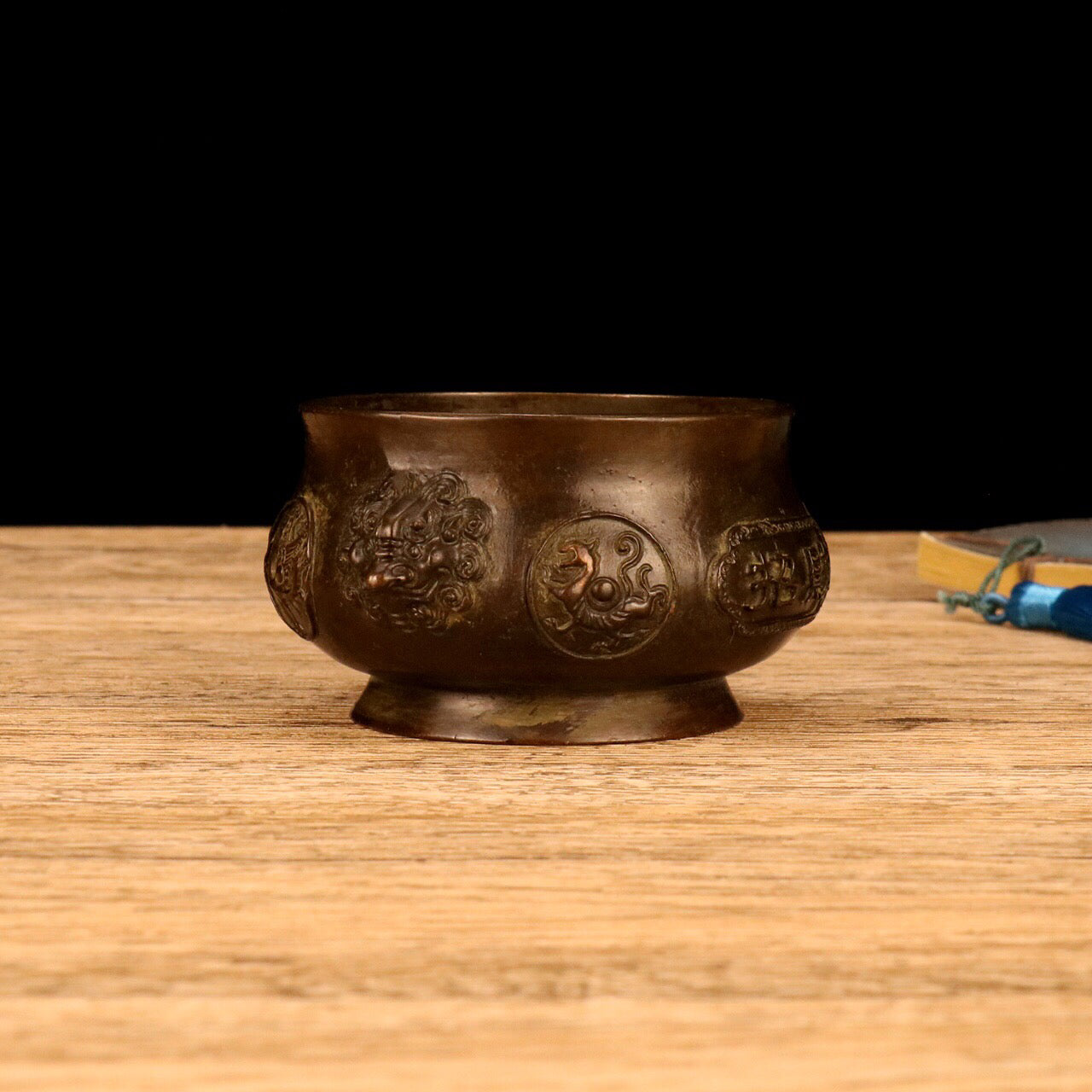 Chinese Antique Treasure Hunting Beast Ear Stove
