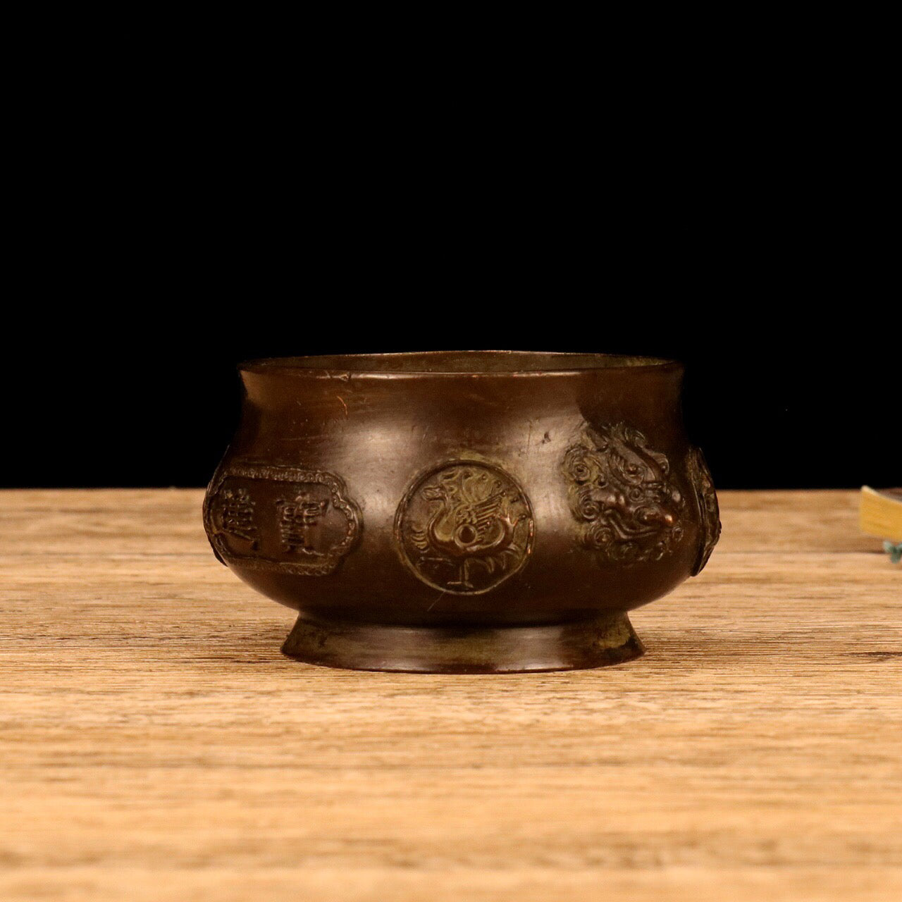 Chinese Antique Treasure Hunting Beast Ear Stove