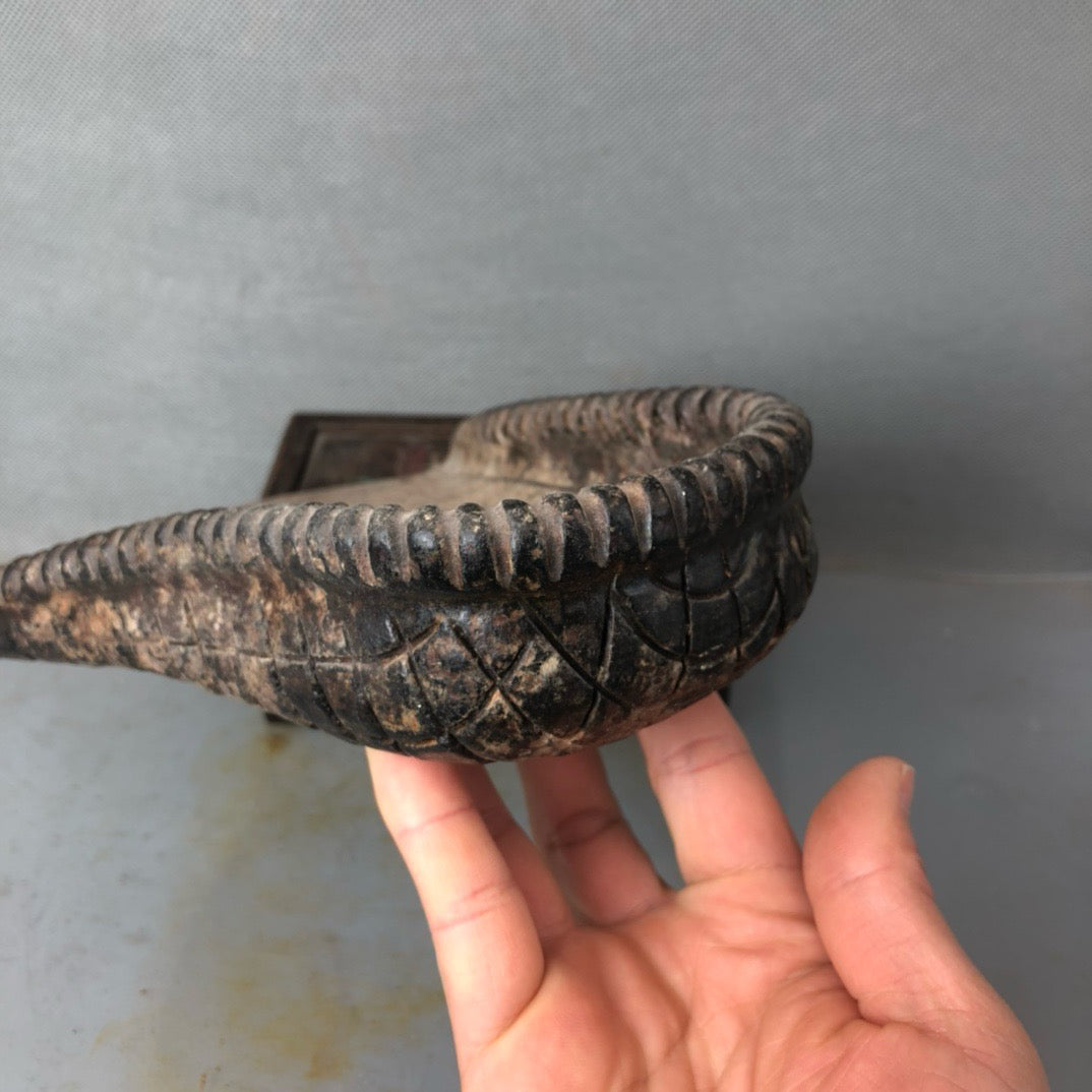 Chinese antique meteorite dustpan