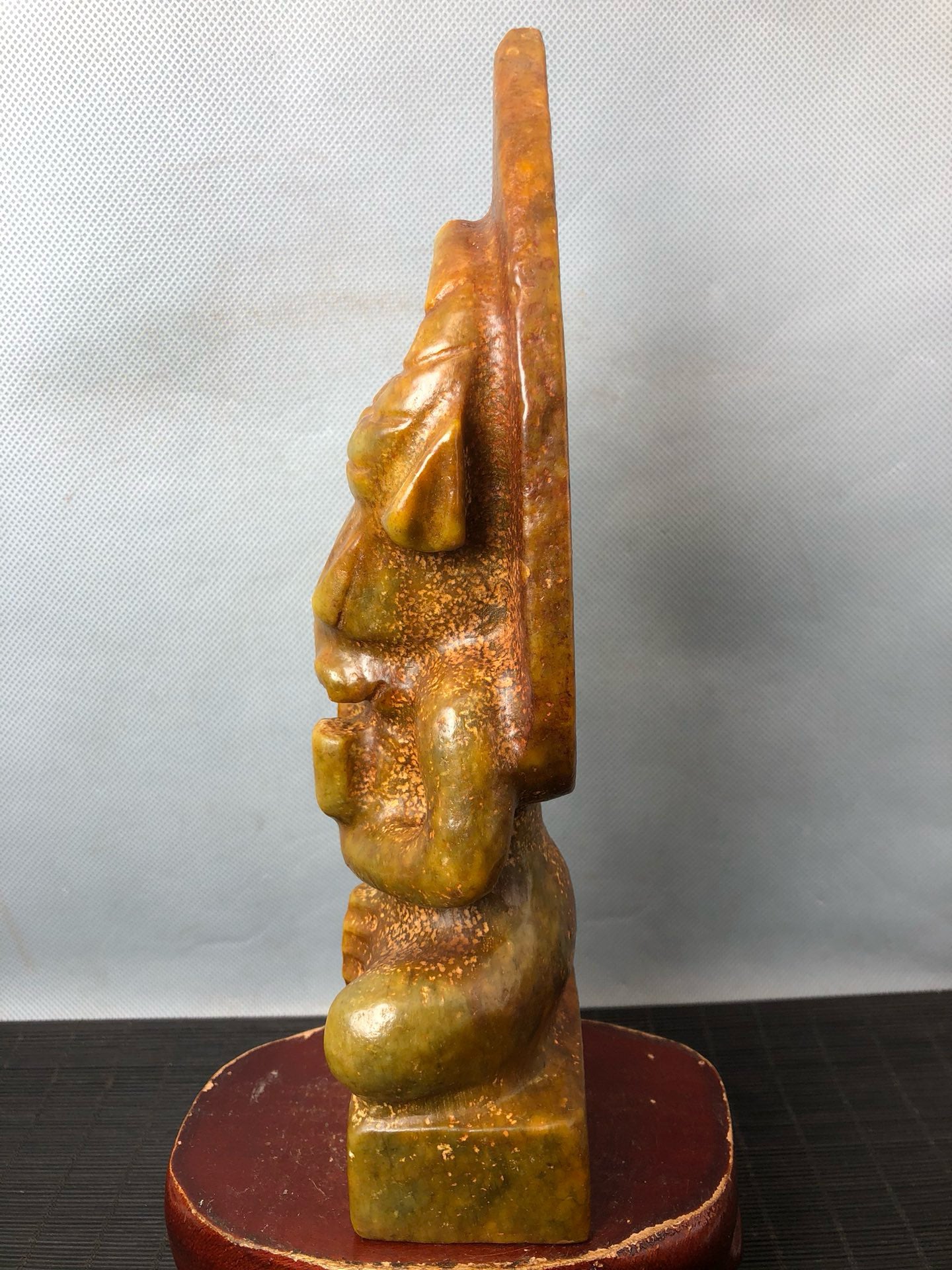 Chinese Antique Huangjin Yuhongshan Culture
