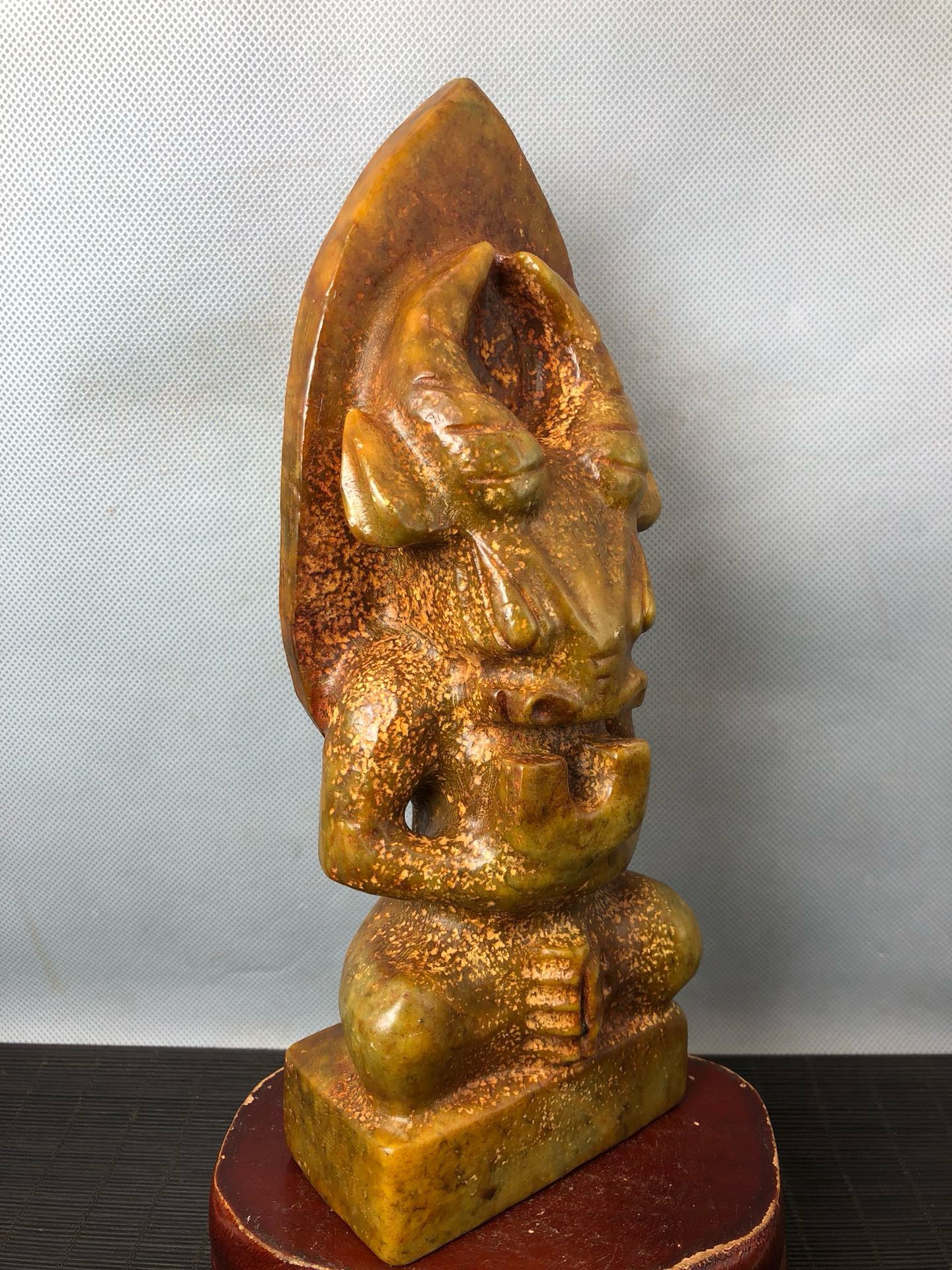 Chinese Antique Huangjin Yuhongshan Culture