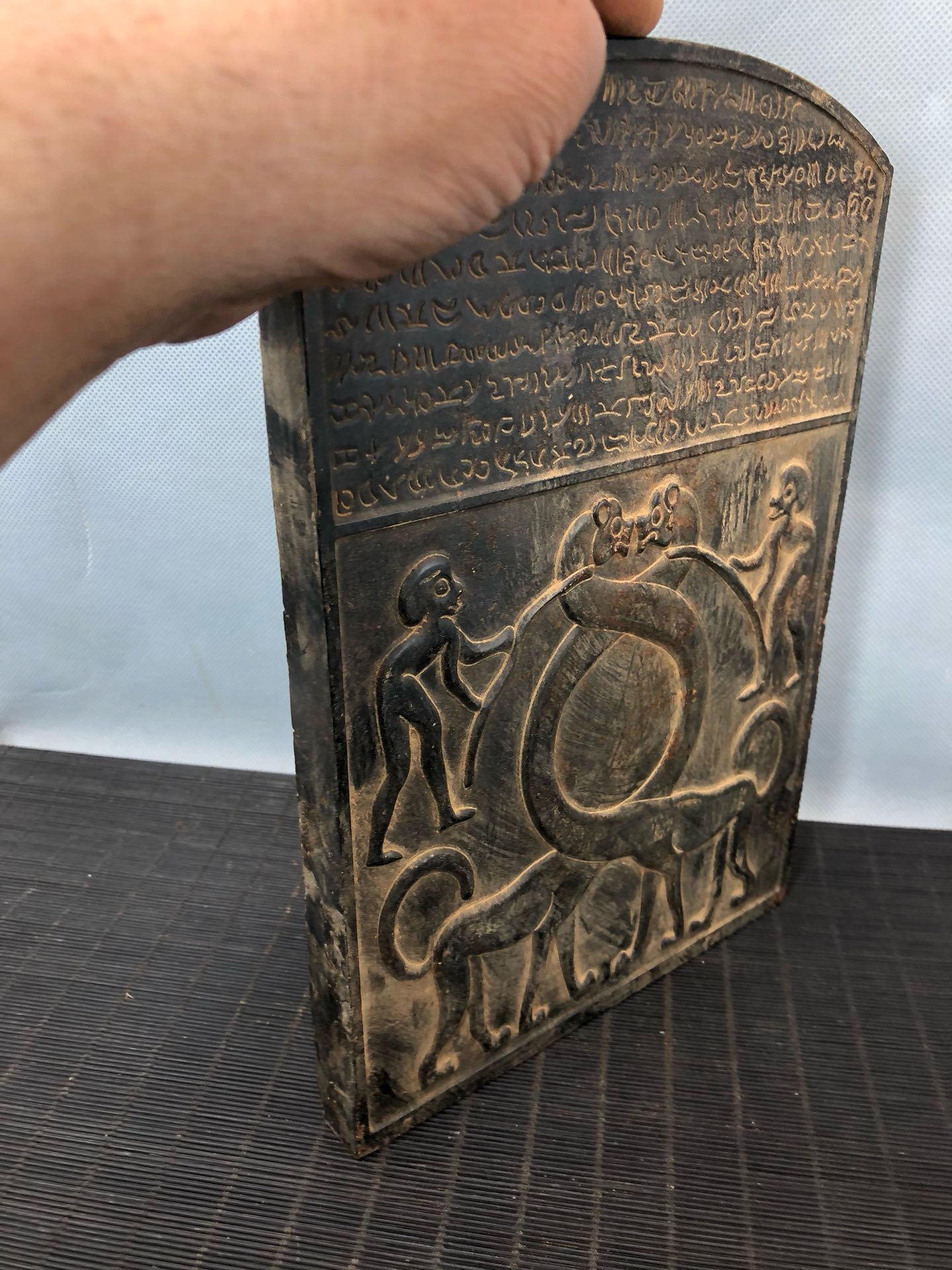 Chinese antique meteorite Mayan cultural murals