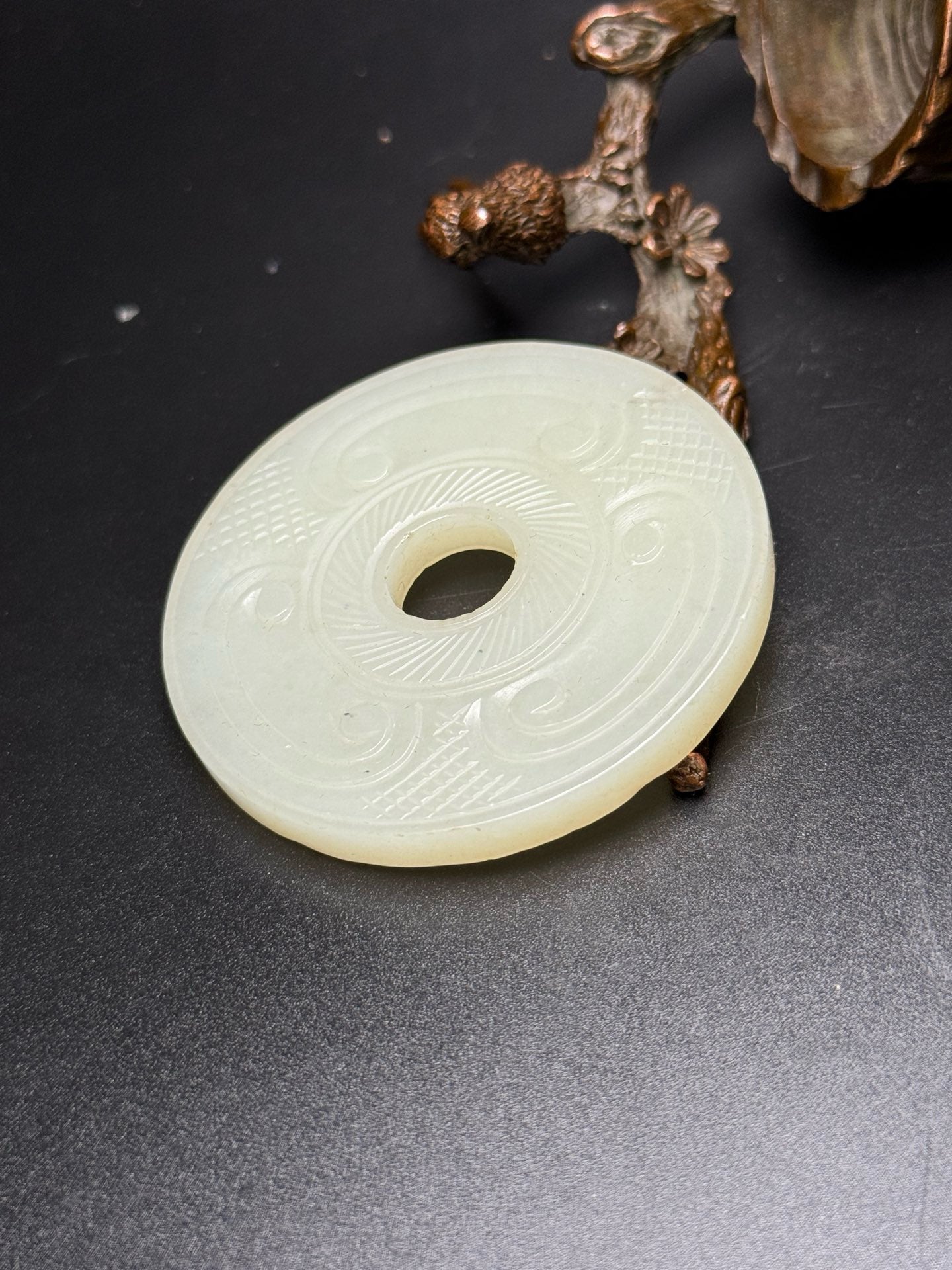 Chinese antique Hotan Jade Ruyi Jade