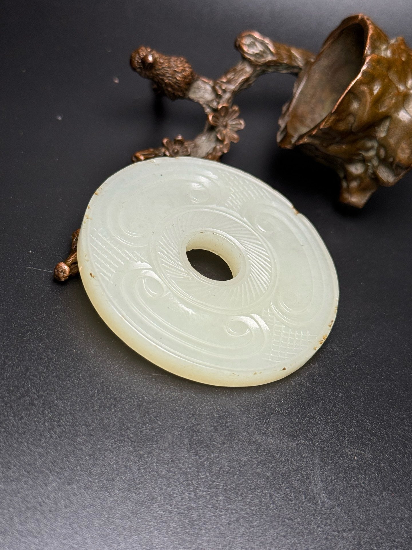 Chinese antique Hotan Jade Ruyi Jade
