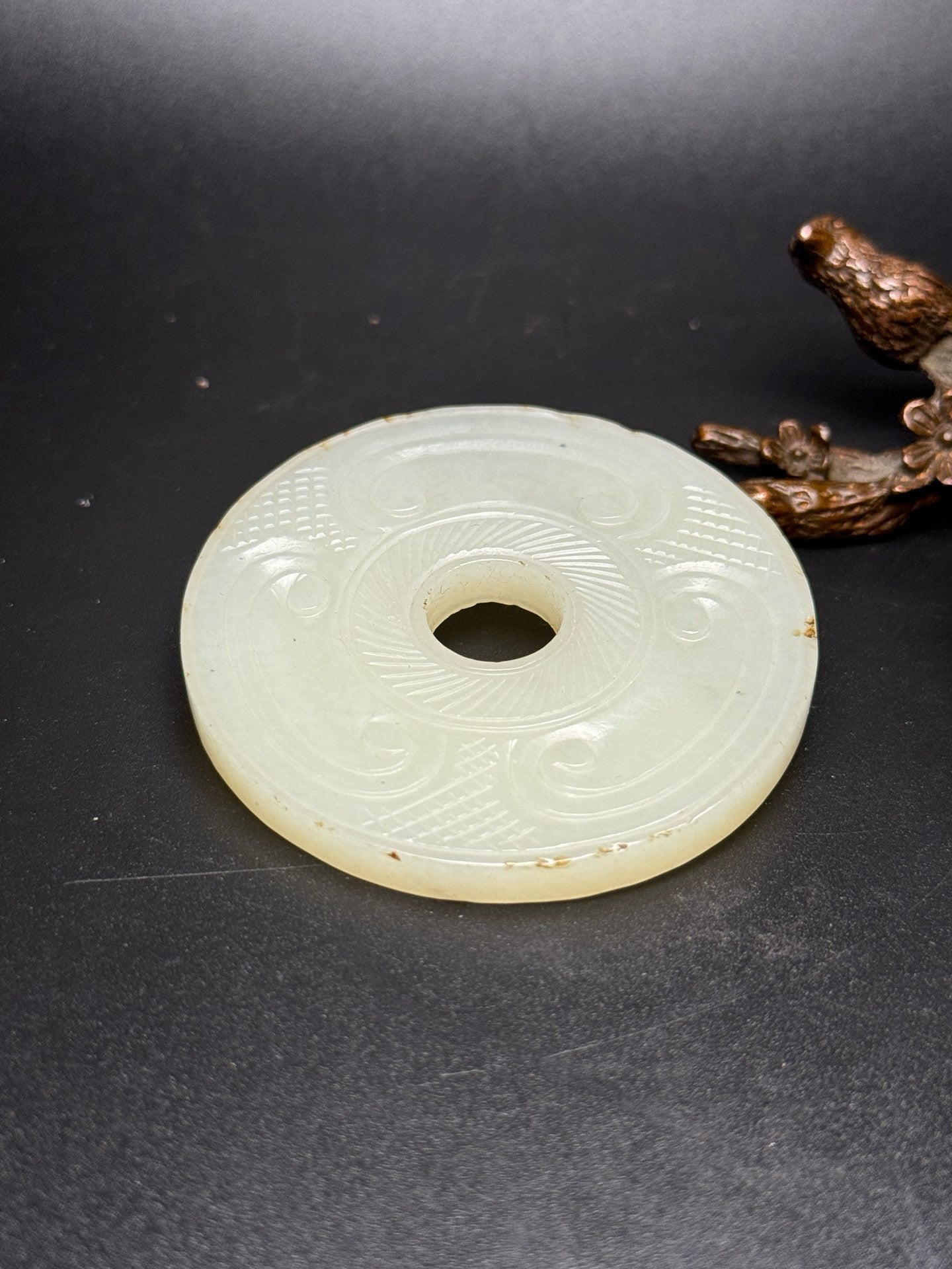 Chinese antique Hotan Jade Ruyi Jade