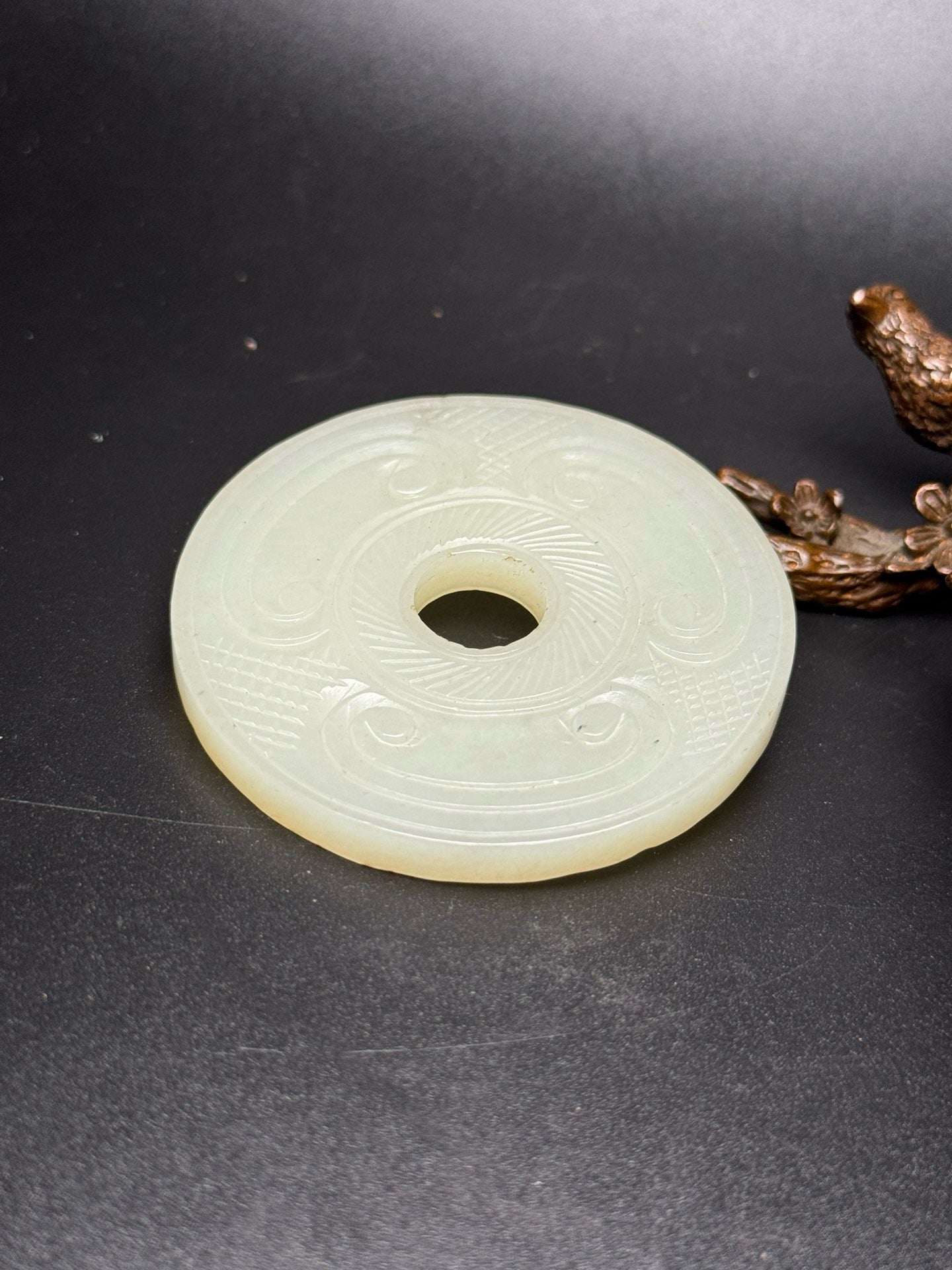 Chinese antique Hotan Jade Ruyi Jade