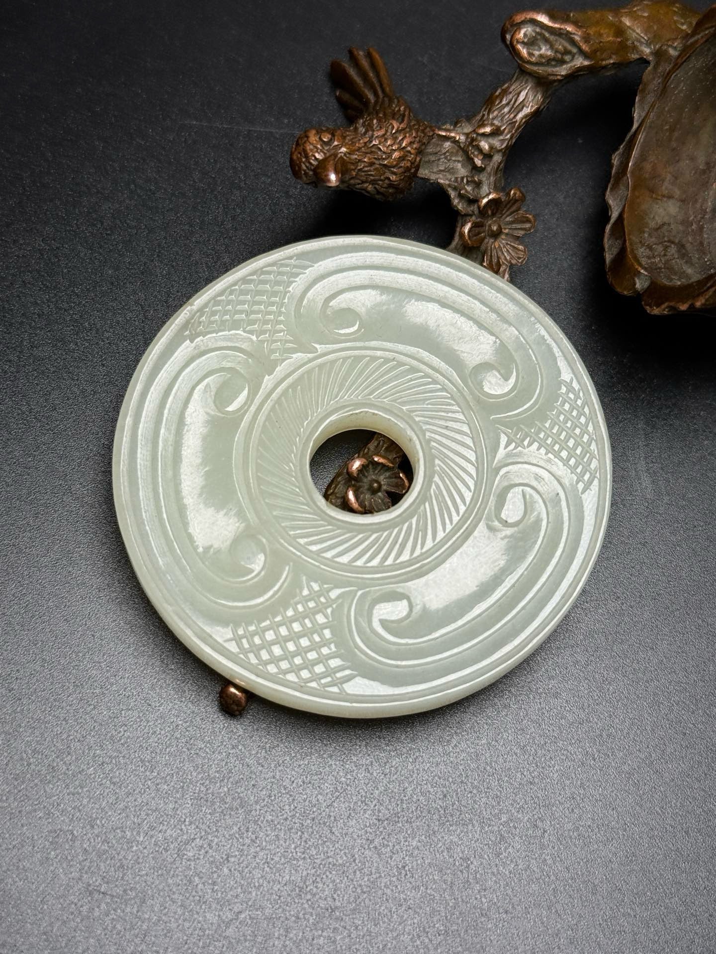 Chinese antique Hotan Jade Ruyi Jade
