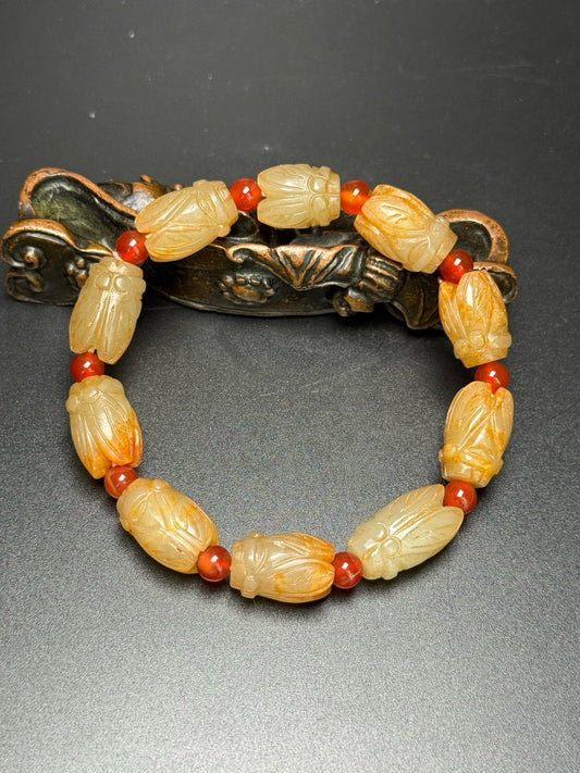 Chinese Antique and Tian Yuchan Bracelet