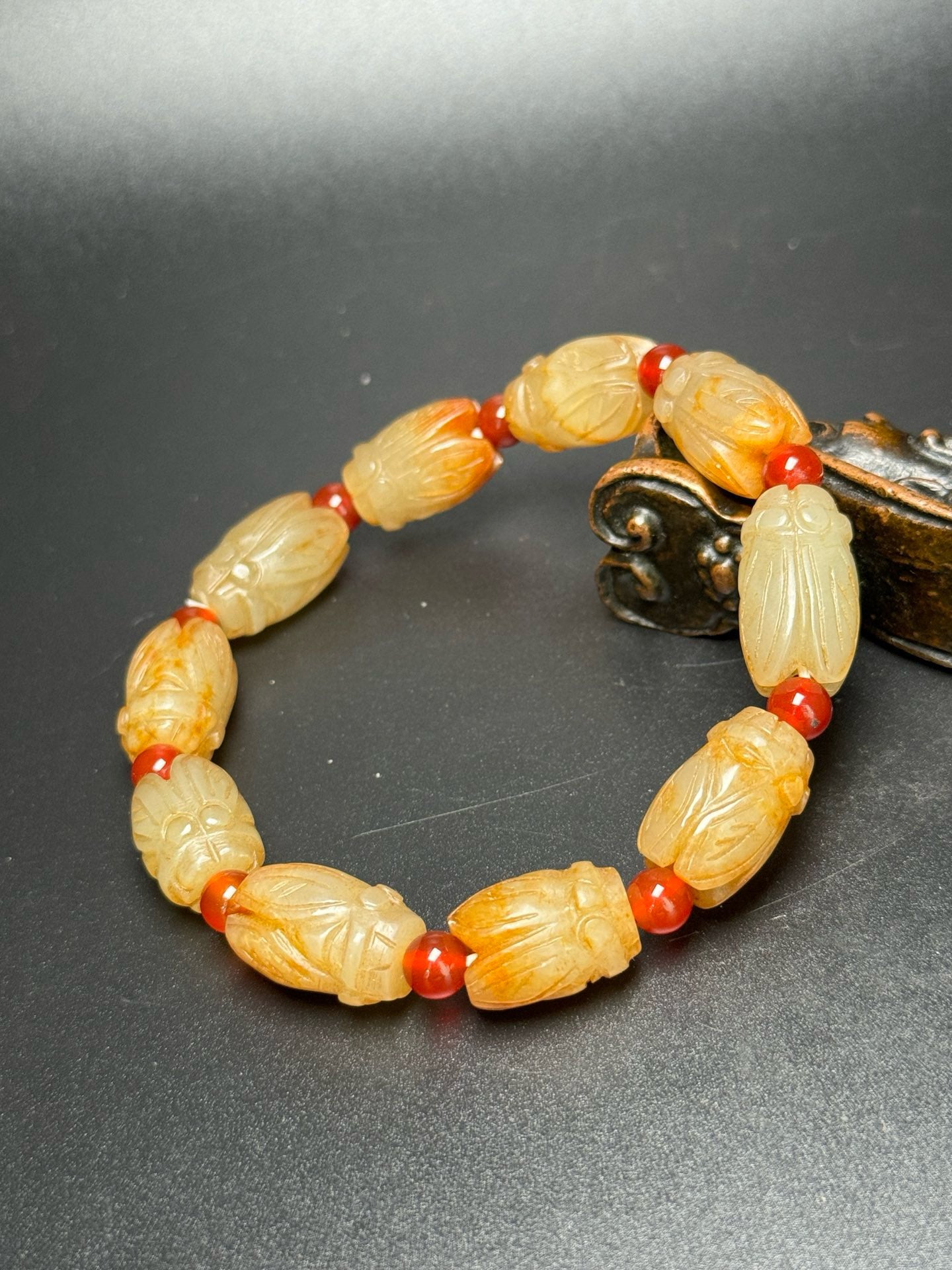 Chinese Antique and Tian Yuchan Bracelet