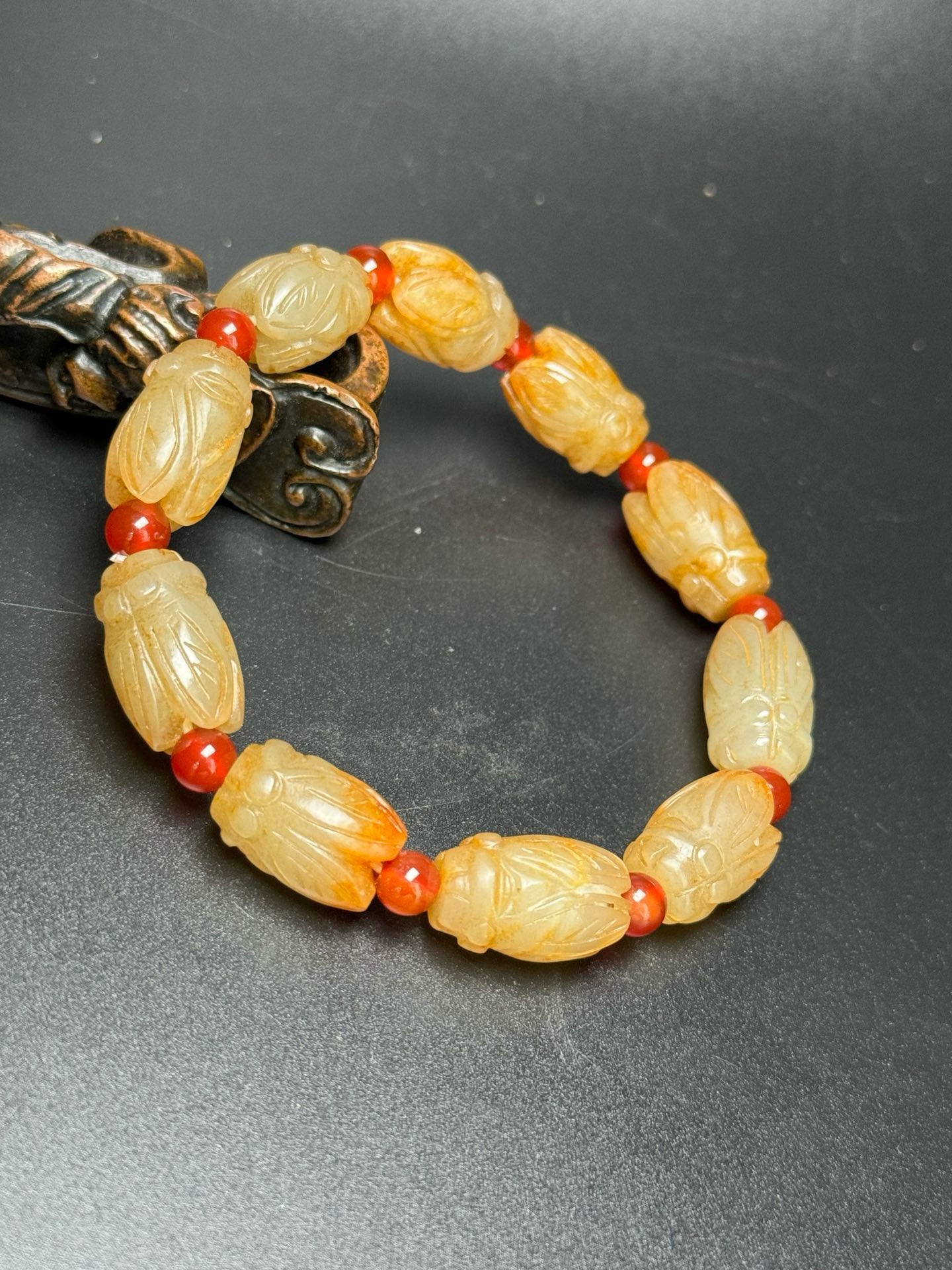 Chinese Antique and Tian Yuchan Bracelet