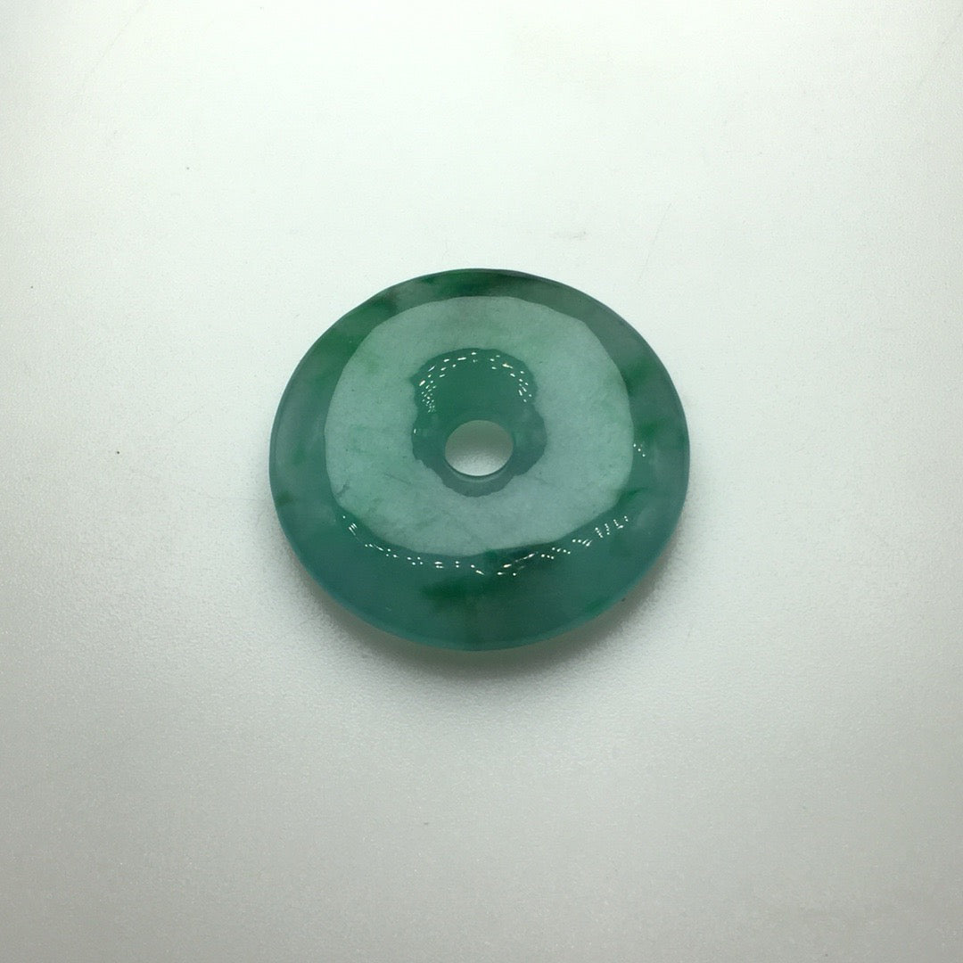 Ice flower jade green safety buckle