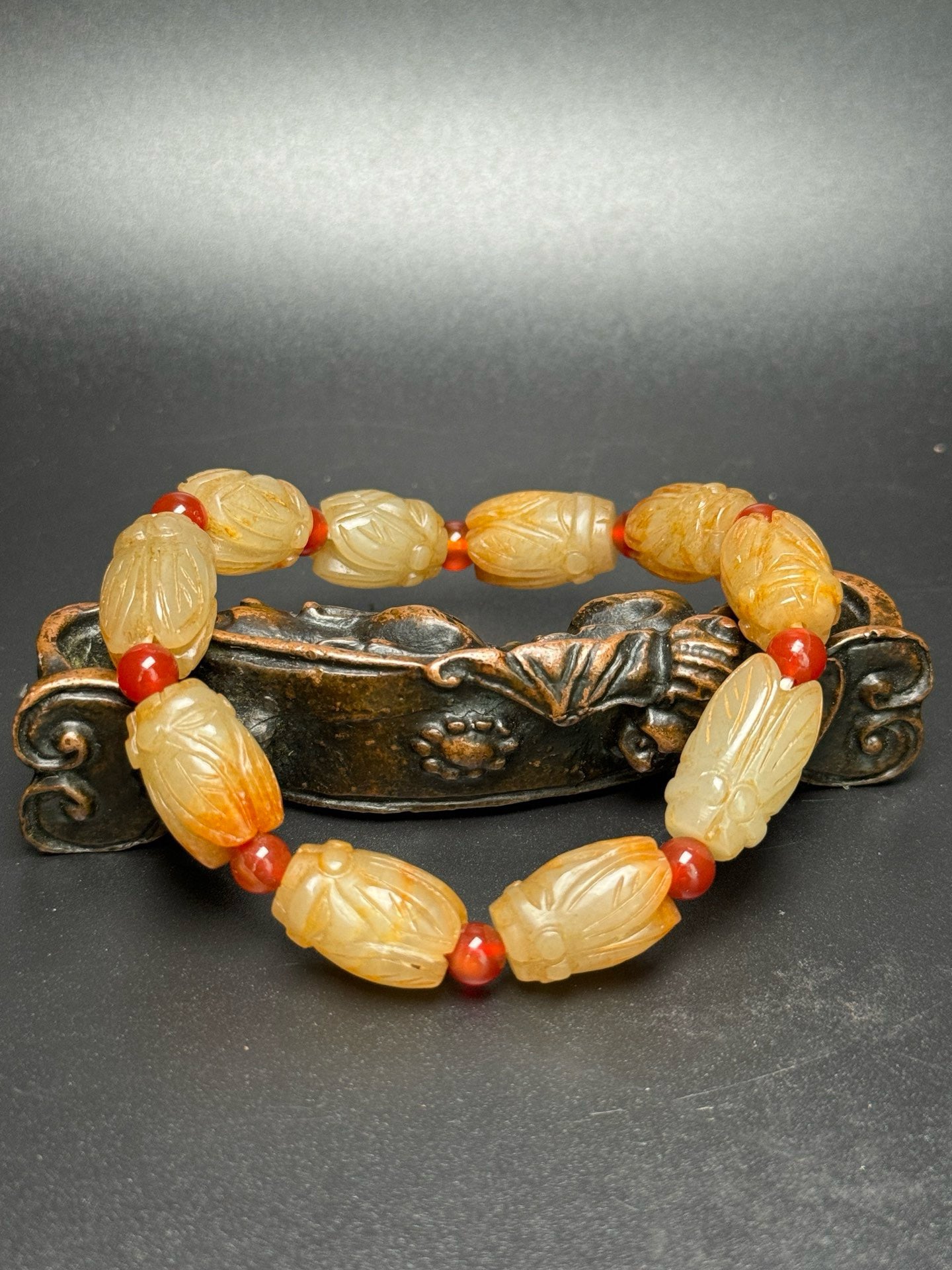 Chinese Antique and Tian Yuchan Bracelet