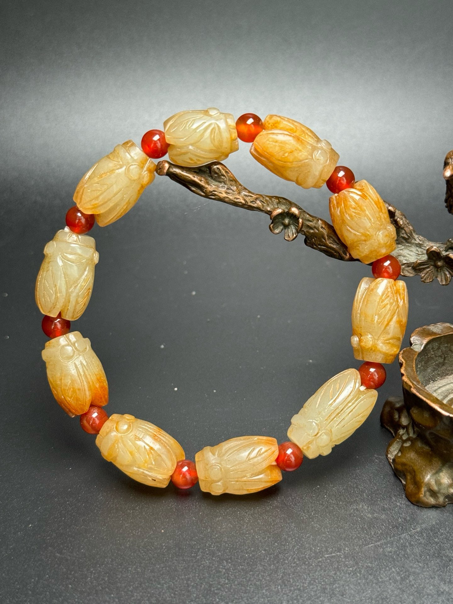 Chinese Antique and Tian Yuchan Bracelet