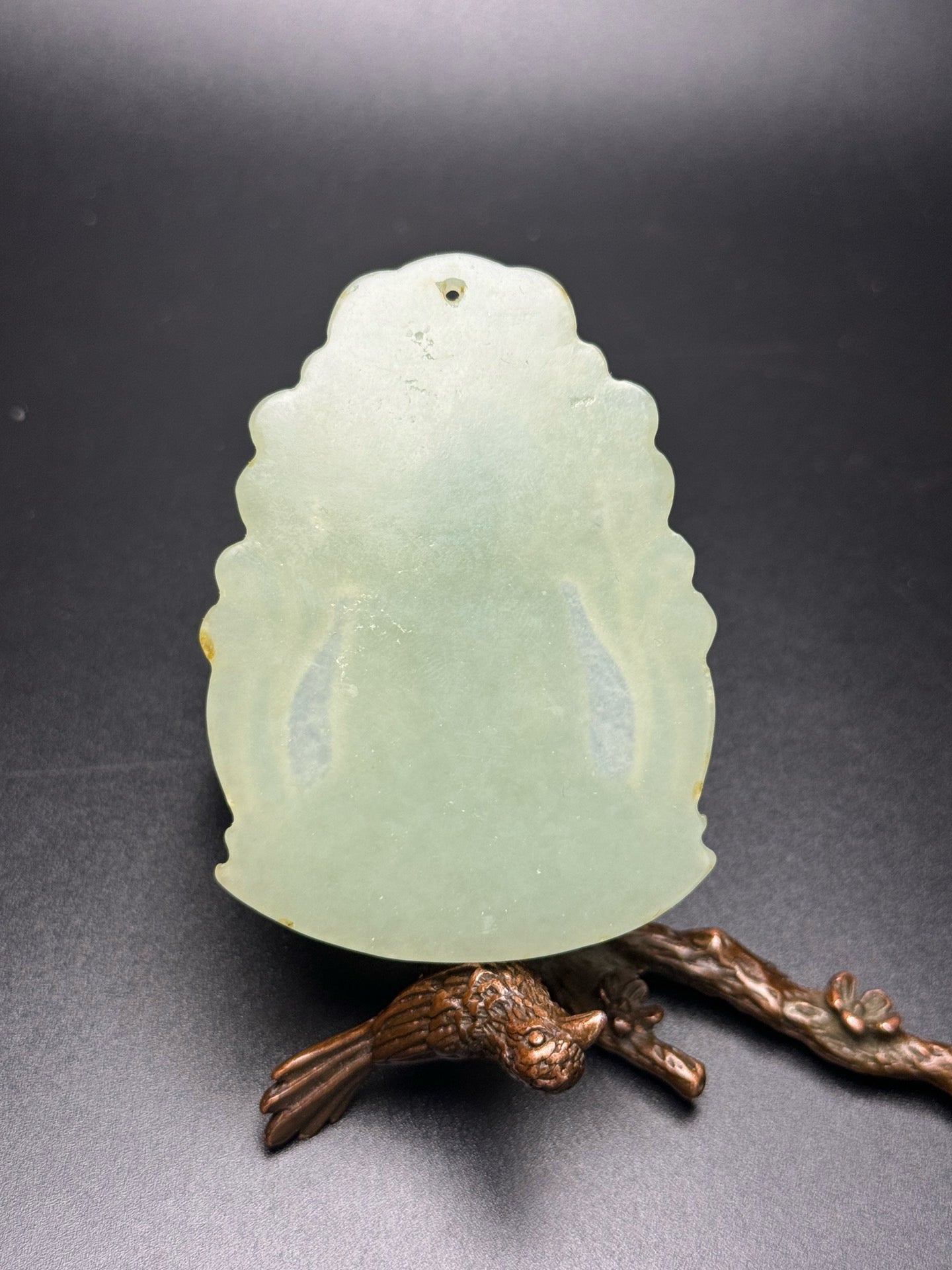 Chinese antique Hotan Jade Buddha was listed