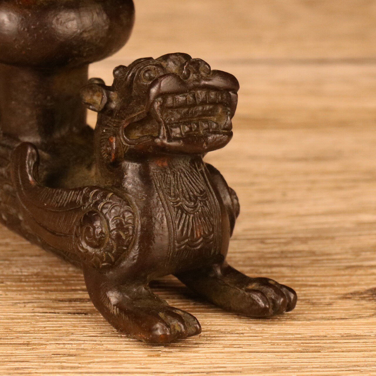 Chinese Antique Tiger Cup