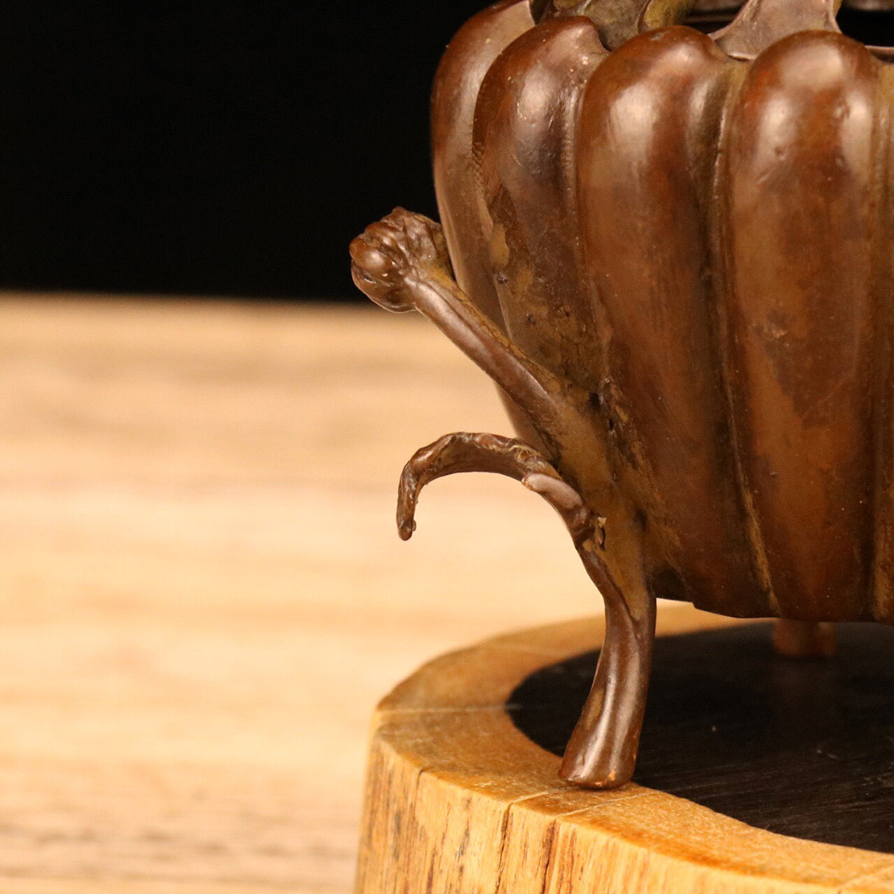 Chinese antique pumpkin incense burner