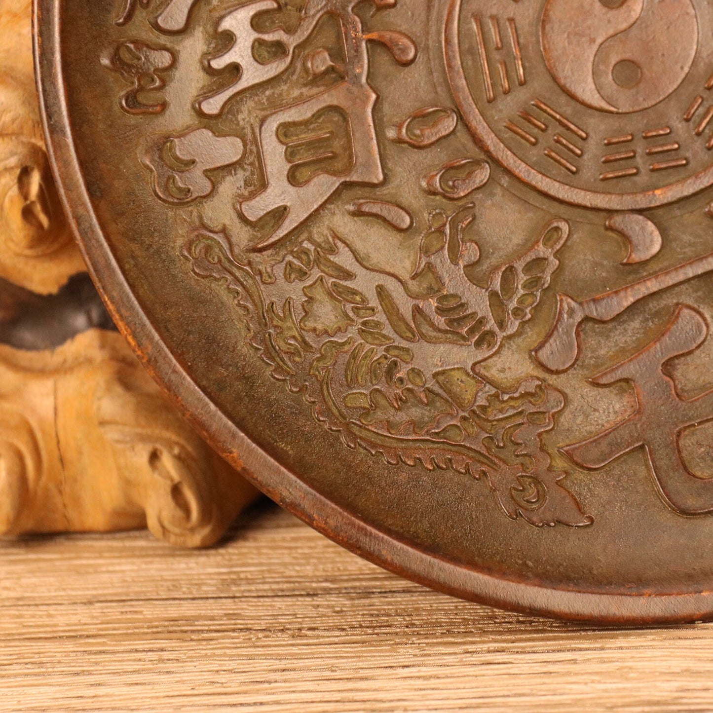 Chinese Antique Town House Treasure Plate