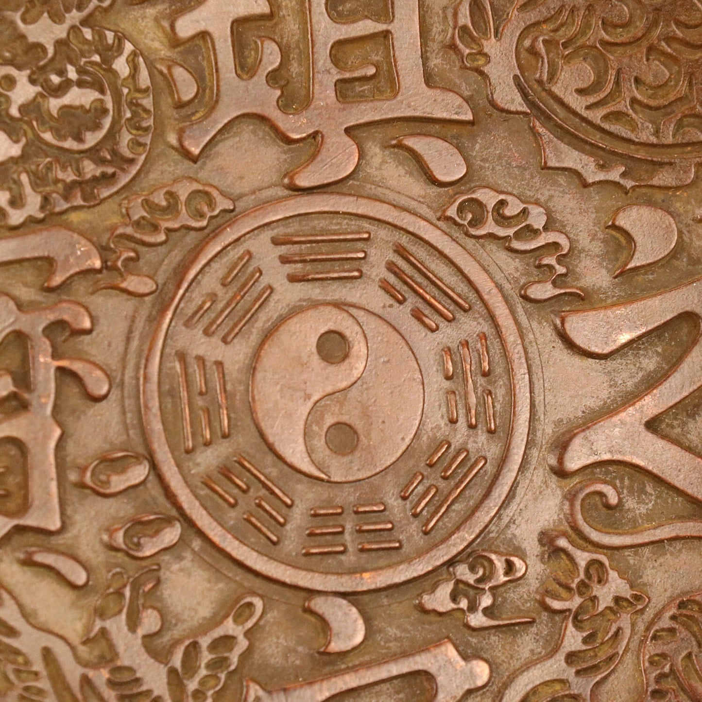Chinese Antique Town House Treasure Plate