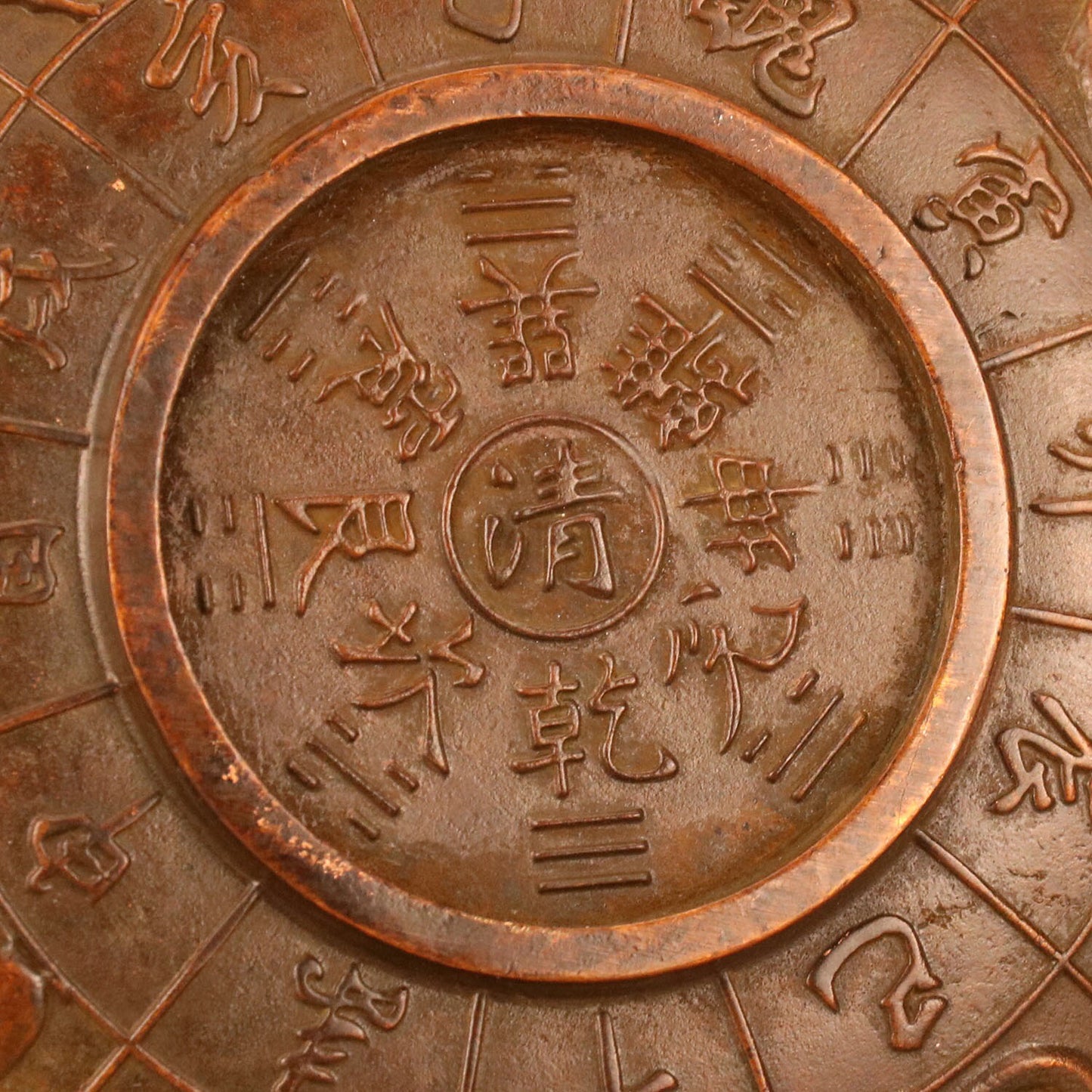Chinese Antique Town House Treasure Plate