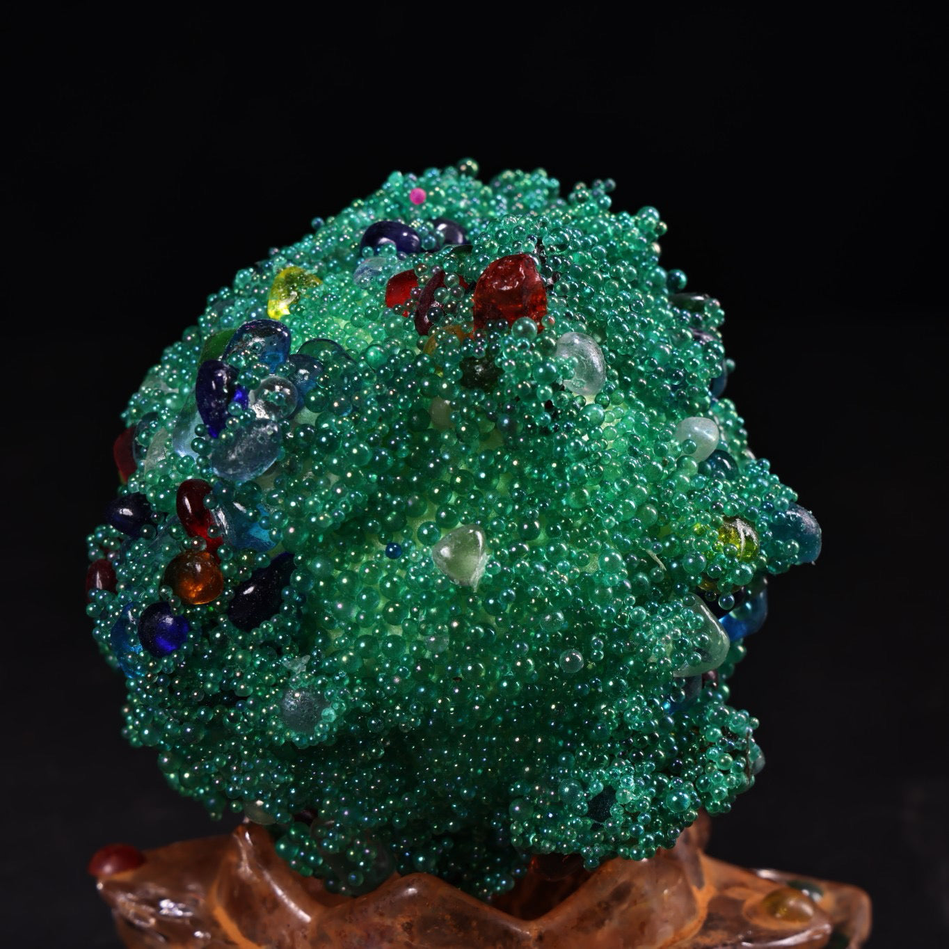 Chinese Antique Seven Colored Relics Group Relics Ball