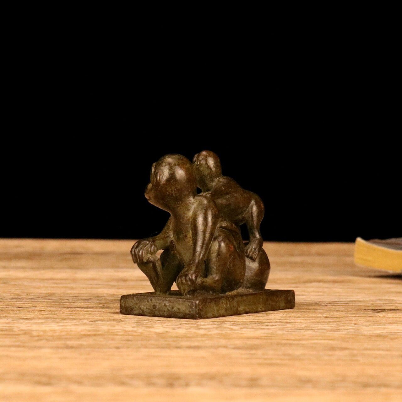 Chinese Antique Double Monkey Seal