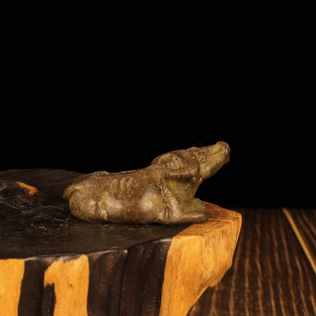 Chinese Antique Crouching Cow