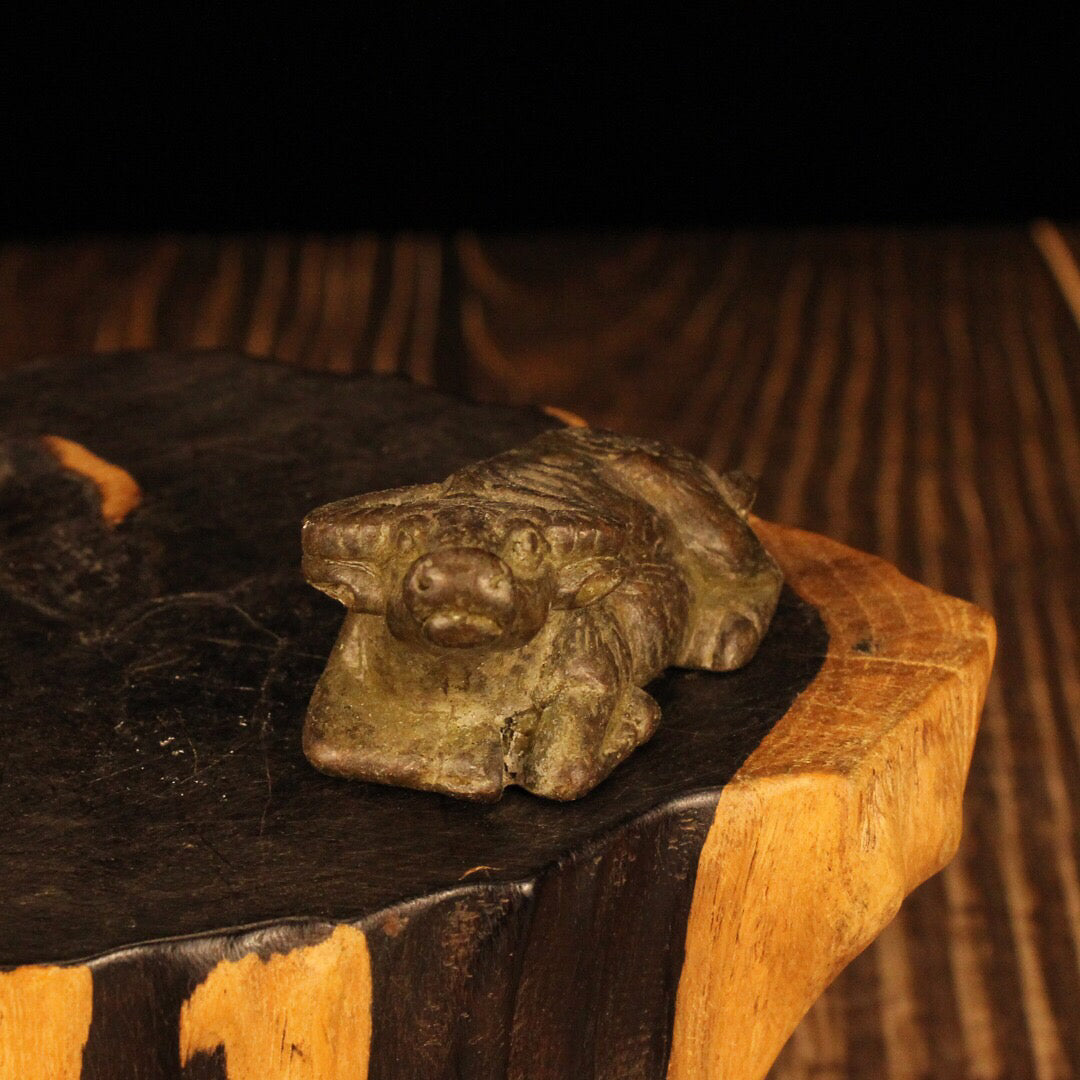 Chinese Antique Crouching Cow
